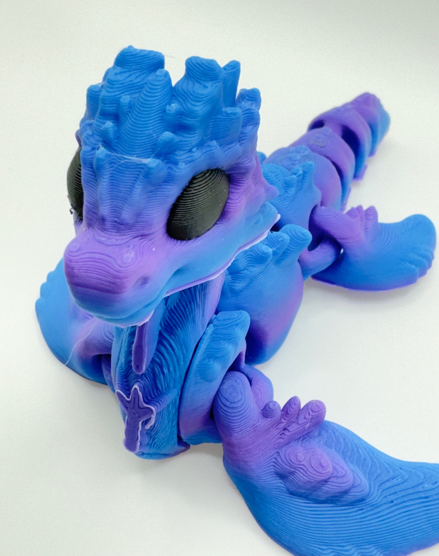 Fidget Loch Ness Monster Toy | 3D Printed Articulated LochNess Monster