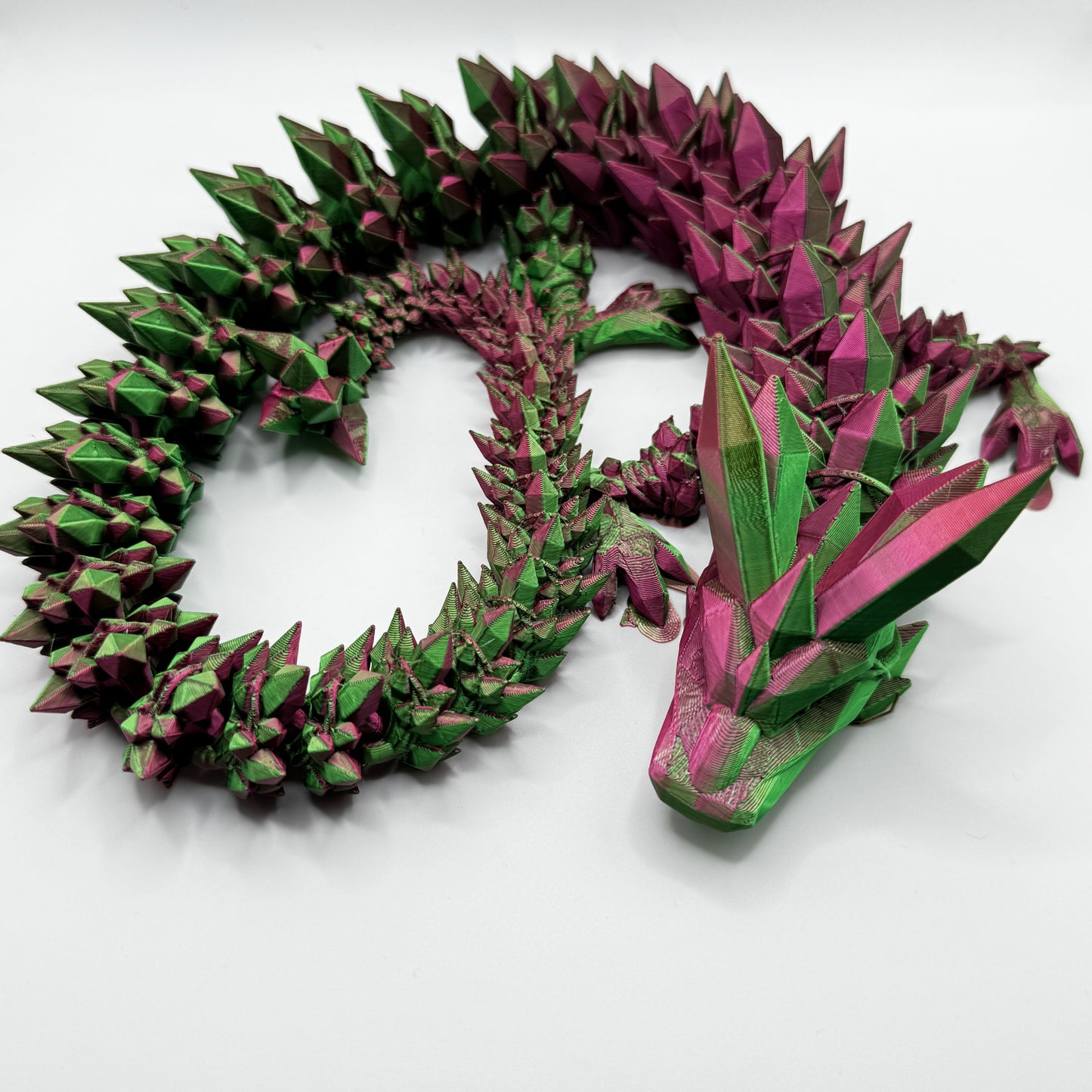 Crystal Dragon Original Green/Red 65cm