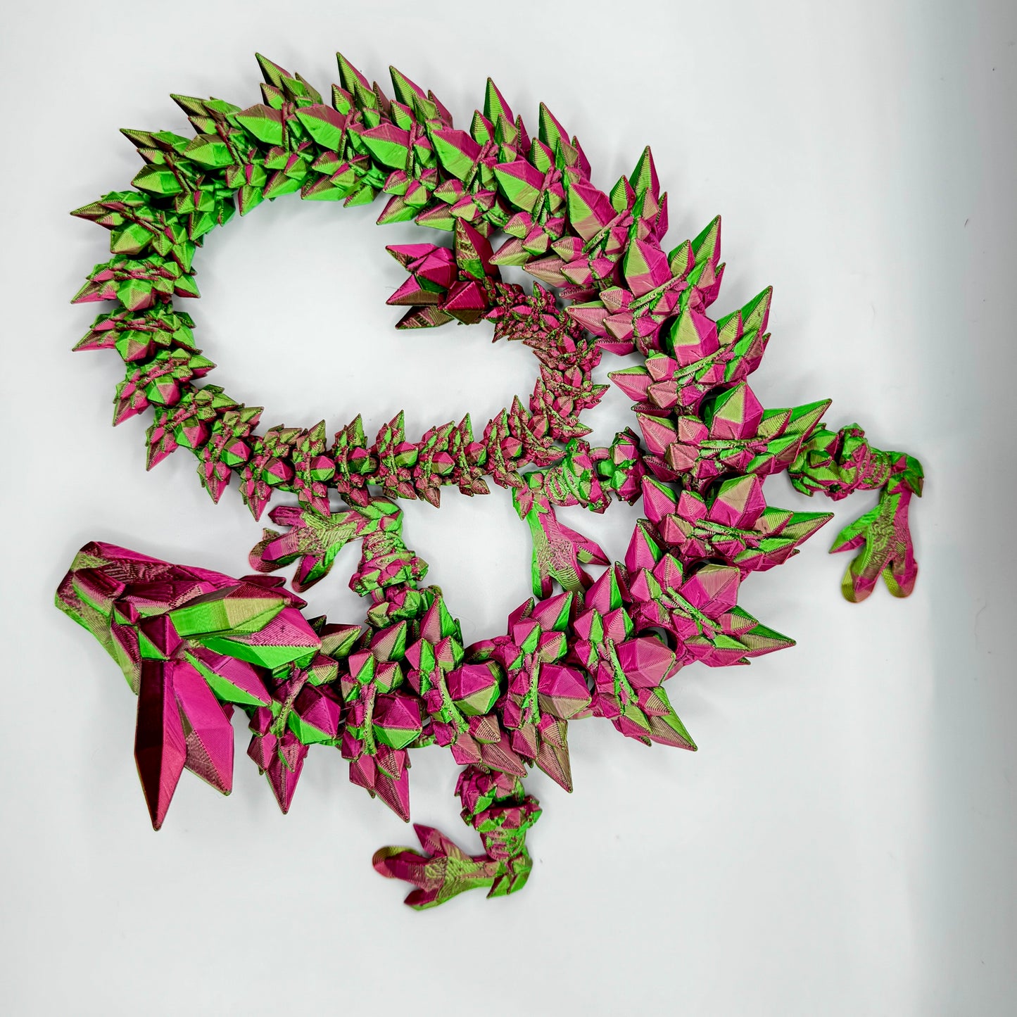 Crystal Dragon Original Green/Red 65cm