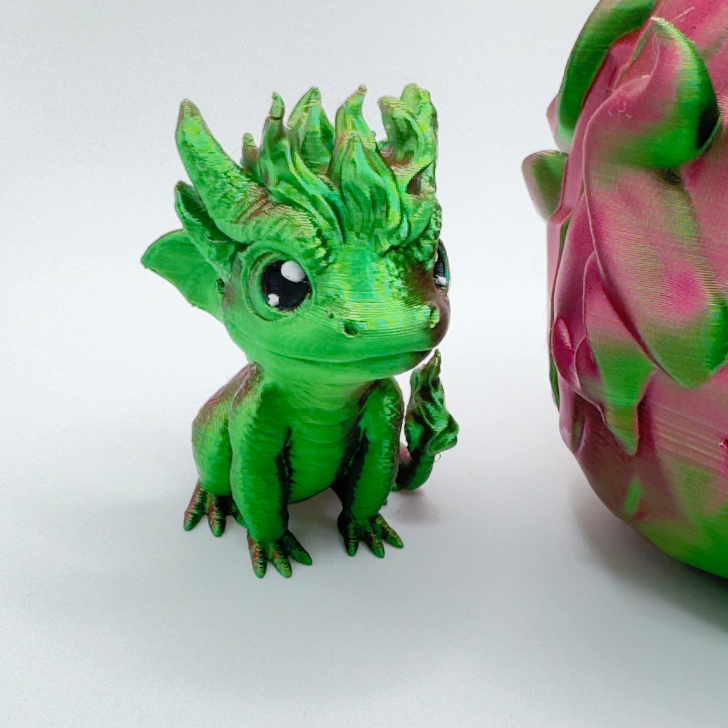 Dragon Egg Large - Fire green/red