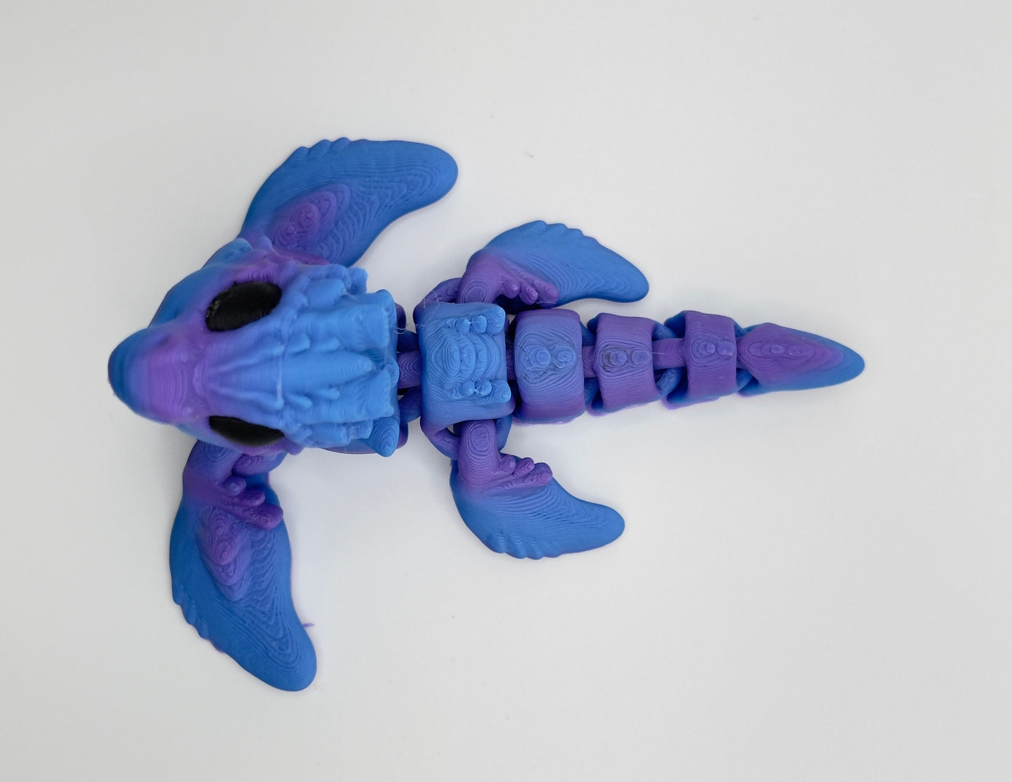 Fidget Loch Ness Monster Toy | 3D Printed Articulated LochNess Monster