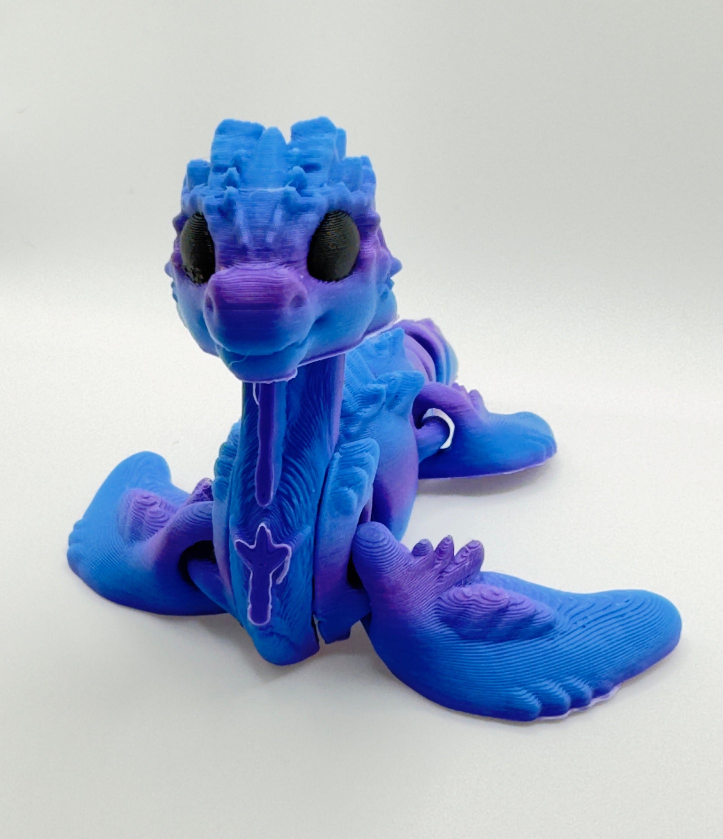 Fidget Loch Ness Monster Toy | 3D Printed Articulated LochNess Monster