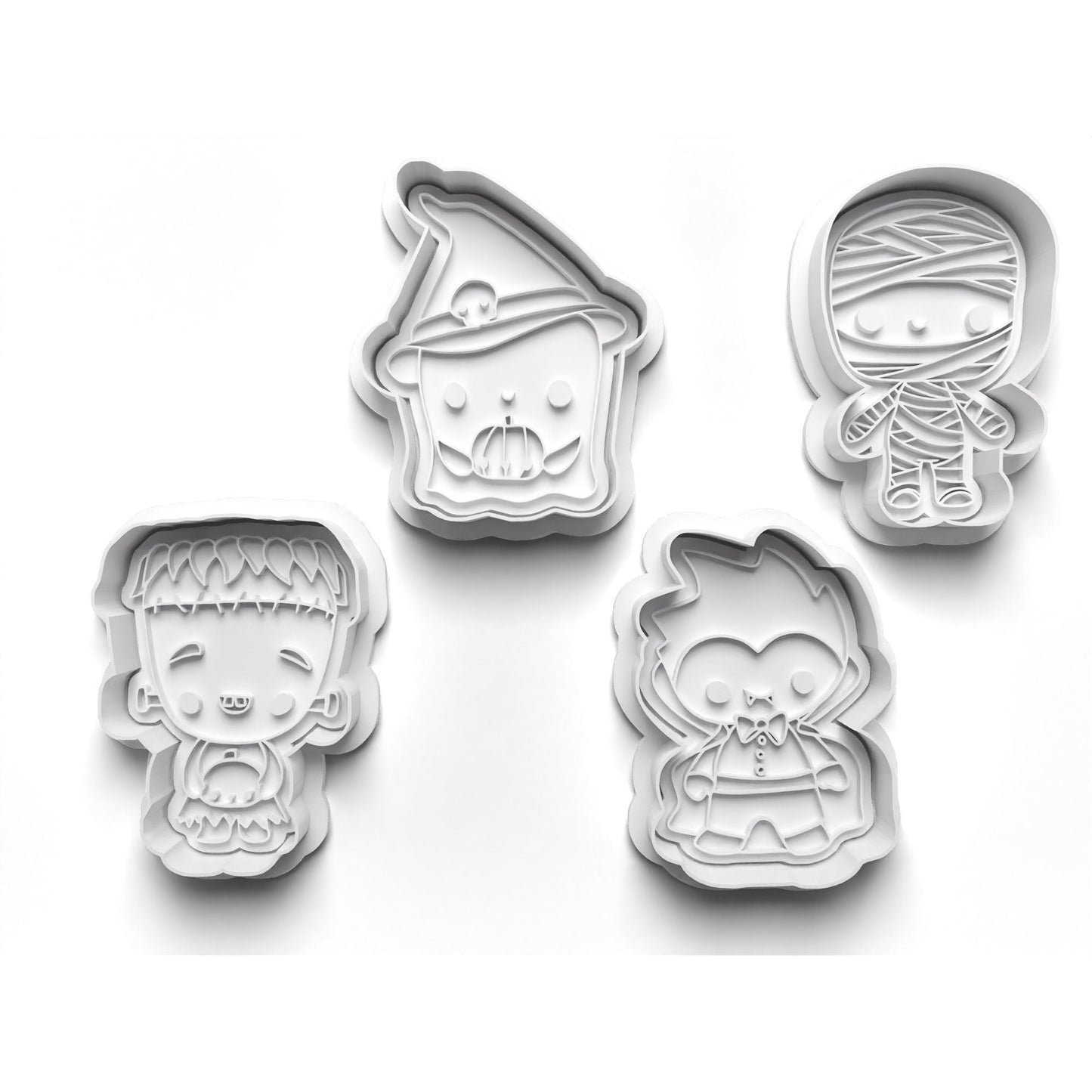 Stir Up Spooktacular Fun with Our Halloween Little Monster Cookie Cutter Set!
