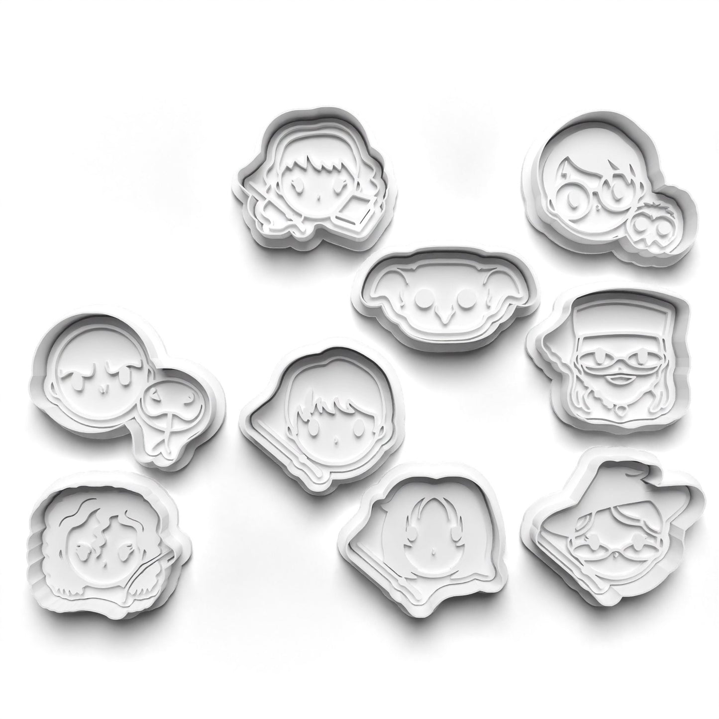 Embark on a Magical Baking Journey with Our Wizardly Harry Potter Heads Cookie Cutter Set!