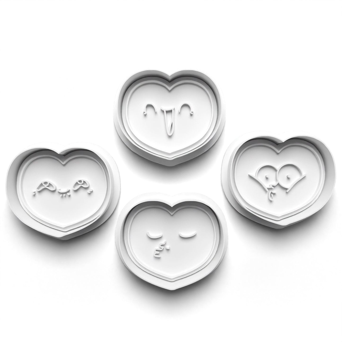 Shower Your Love with Our Valentine's Hearts Cookie Cutter Set!