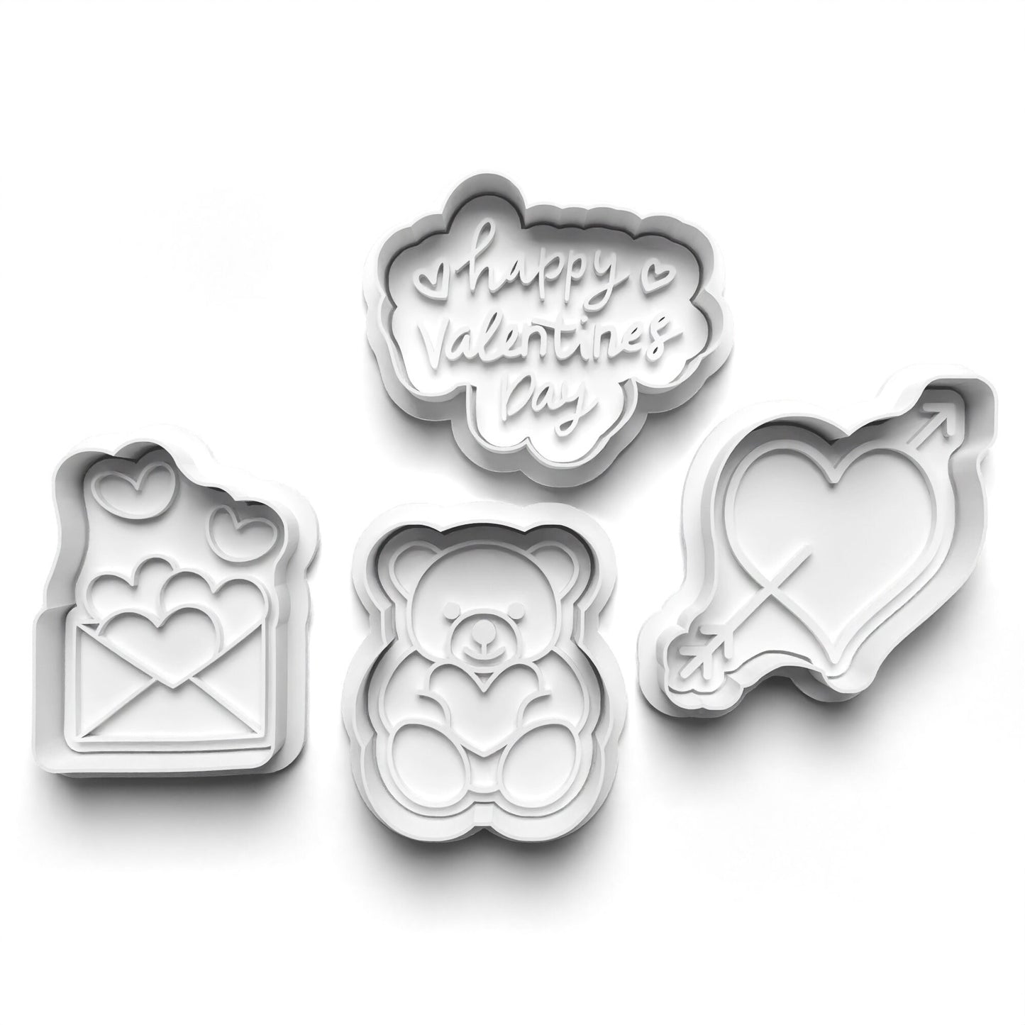 Spread Love with Our Valentine's Cookie Cutter Set!