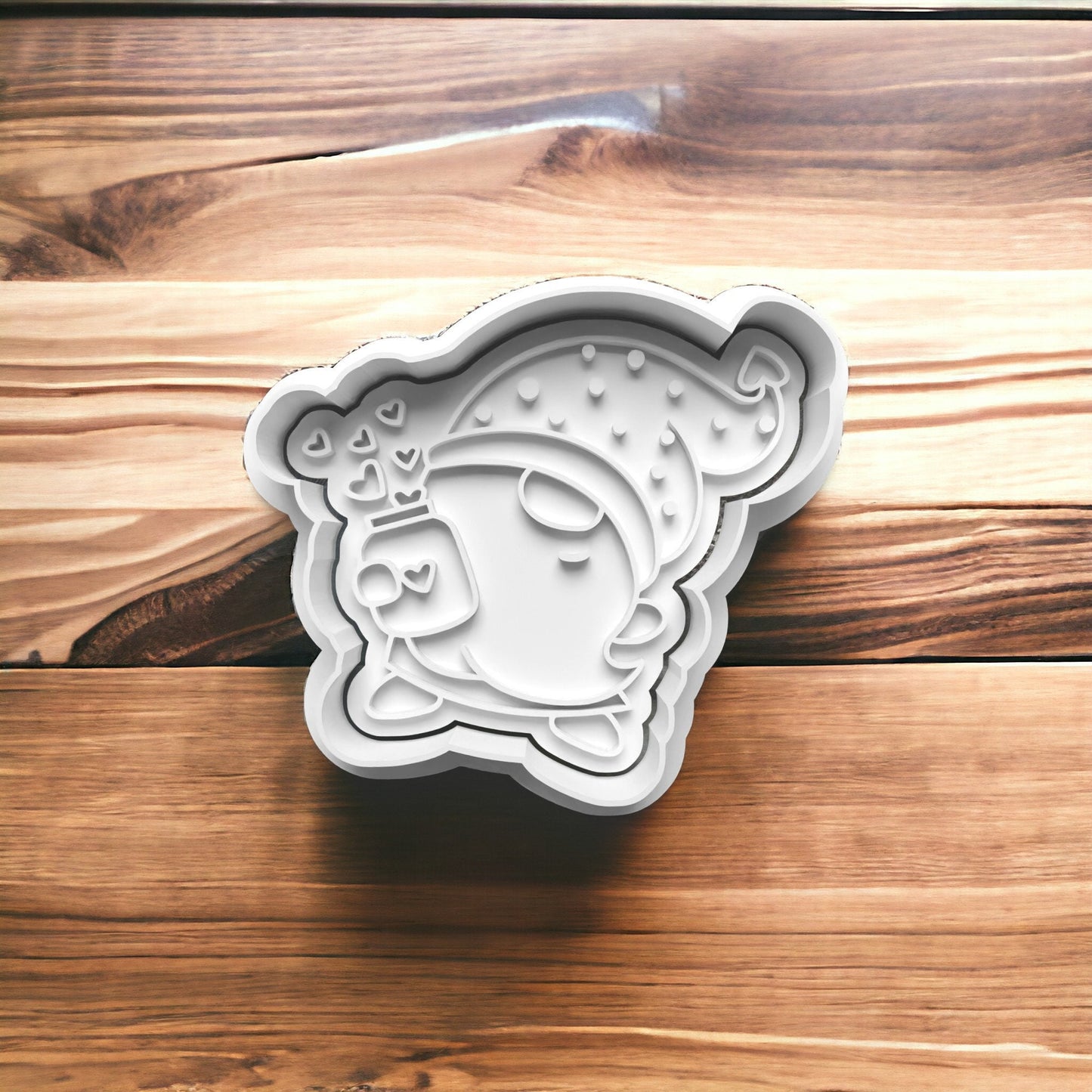 Embrace the Whimsy of Valentine's Day with Our Charming 3D Printed Gnome Cookie Cutters!