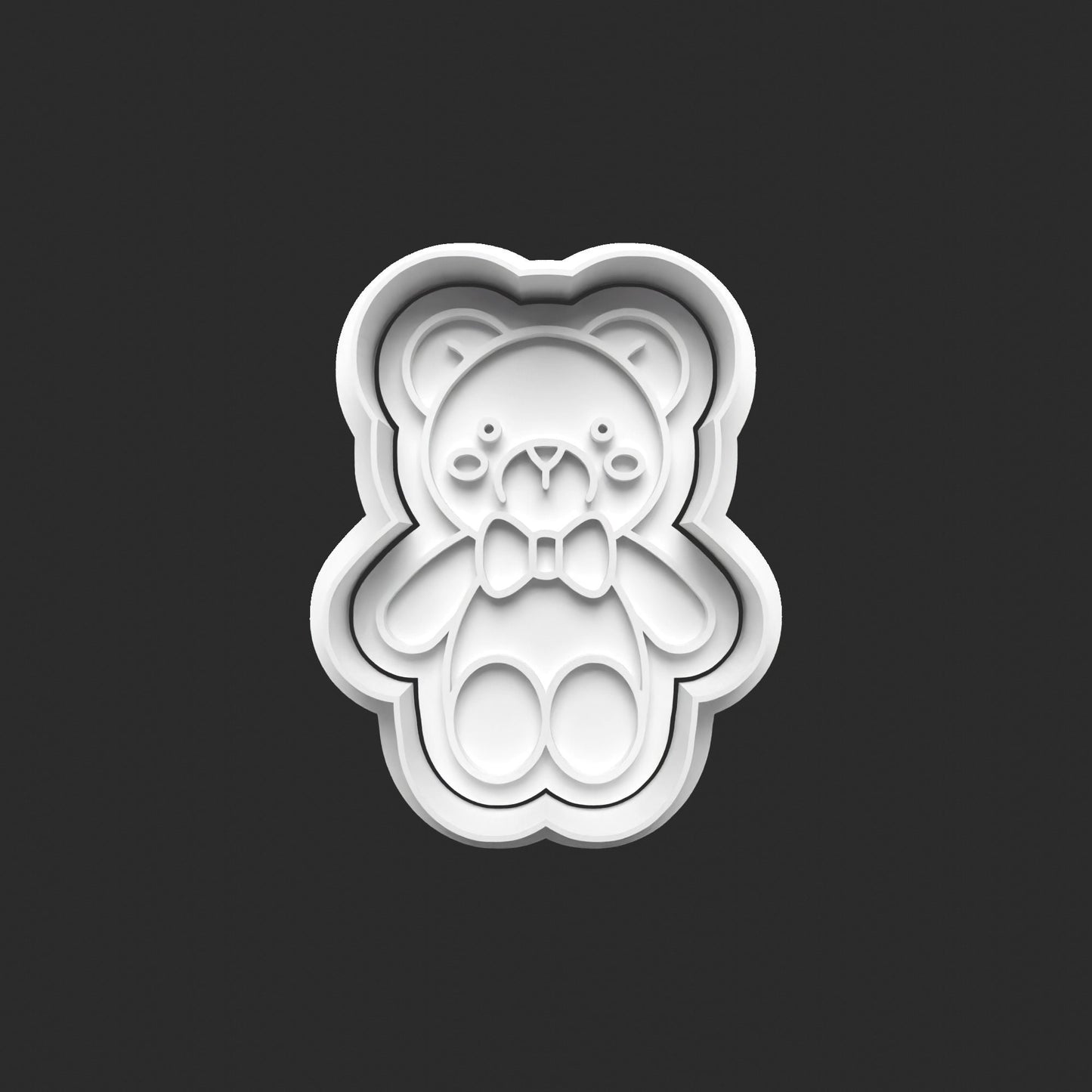 Unleash the Sweetness with Our 3D Printed Teddy Bear Cookie Cutters! 0521