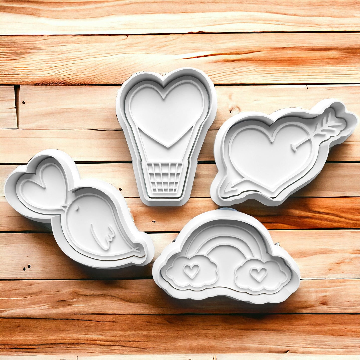 Add a Dash of Love to Your Valentine's Day Baking with Our Adorable 3D Printed Cookie Cutters! 0525