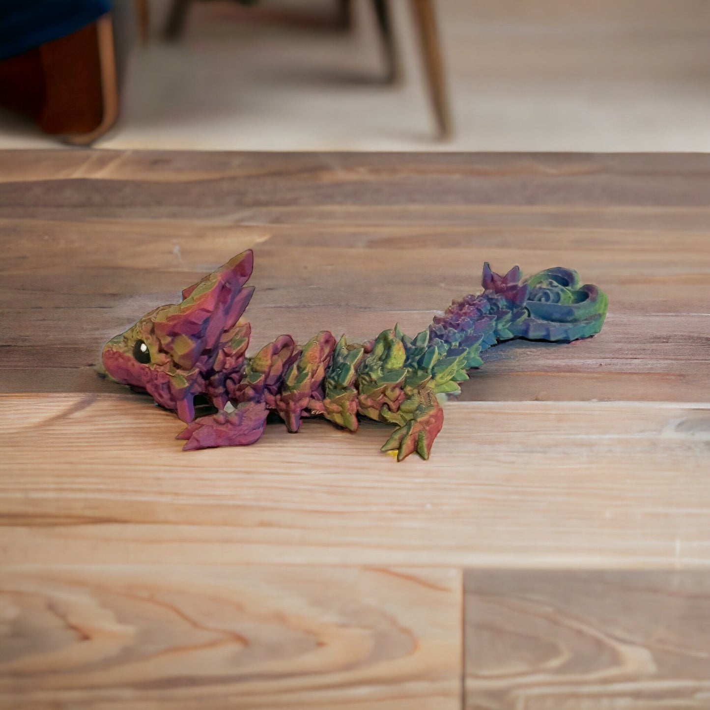 Enchanting Elegance: Meet the Baby_Light Heart Dragon in Rosy Cloud Delight
