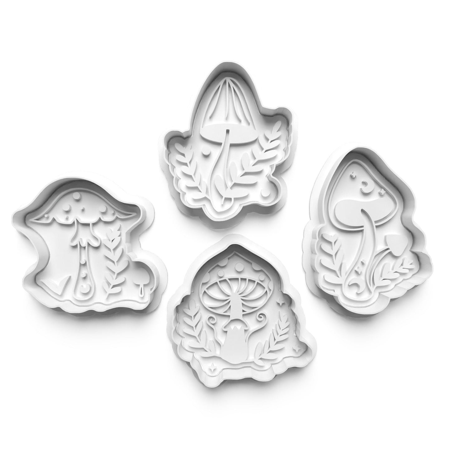 Enter a World of Enchantment with Our Mystic Mushroom Cookie Cutters. 0589