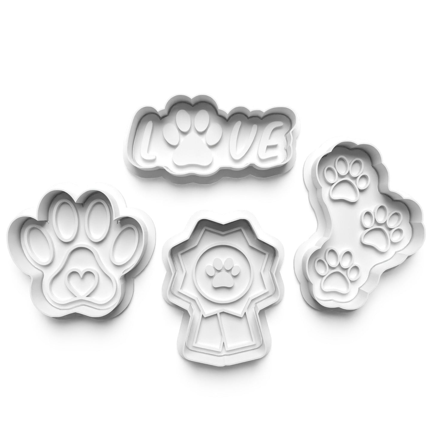 Spread Love and Joy with Our 3D Printed Paw Dog Love Cookie Cutters