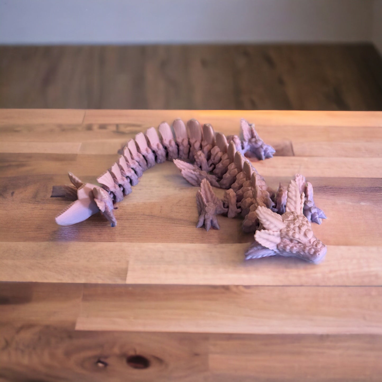 Discover Enchantment with Our Articulated Rainbow Dragon - 3D Printed Wonder!