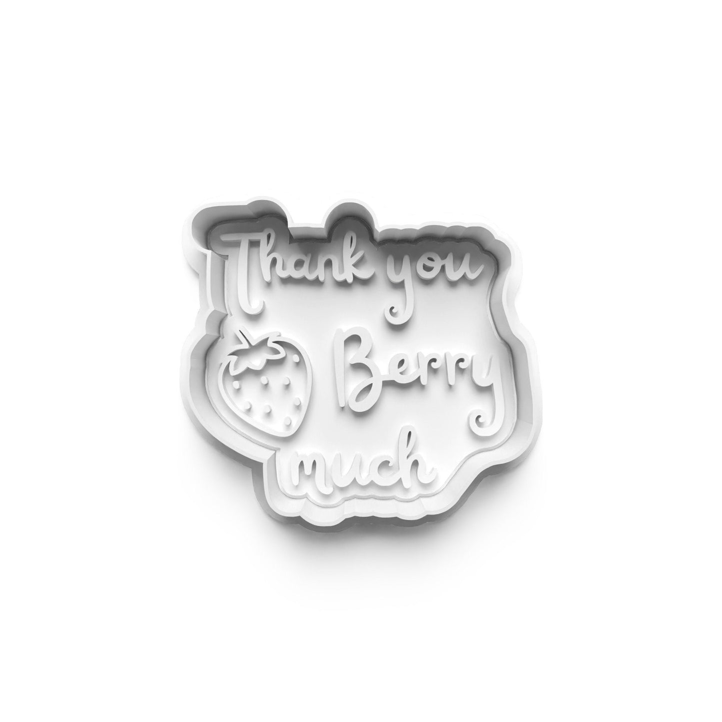 Adorable Berry First Birthday 3D Printed Cookie Cutters - Set of 4!