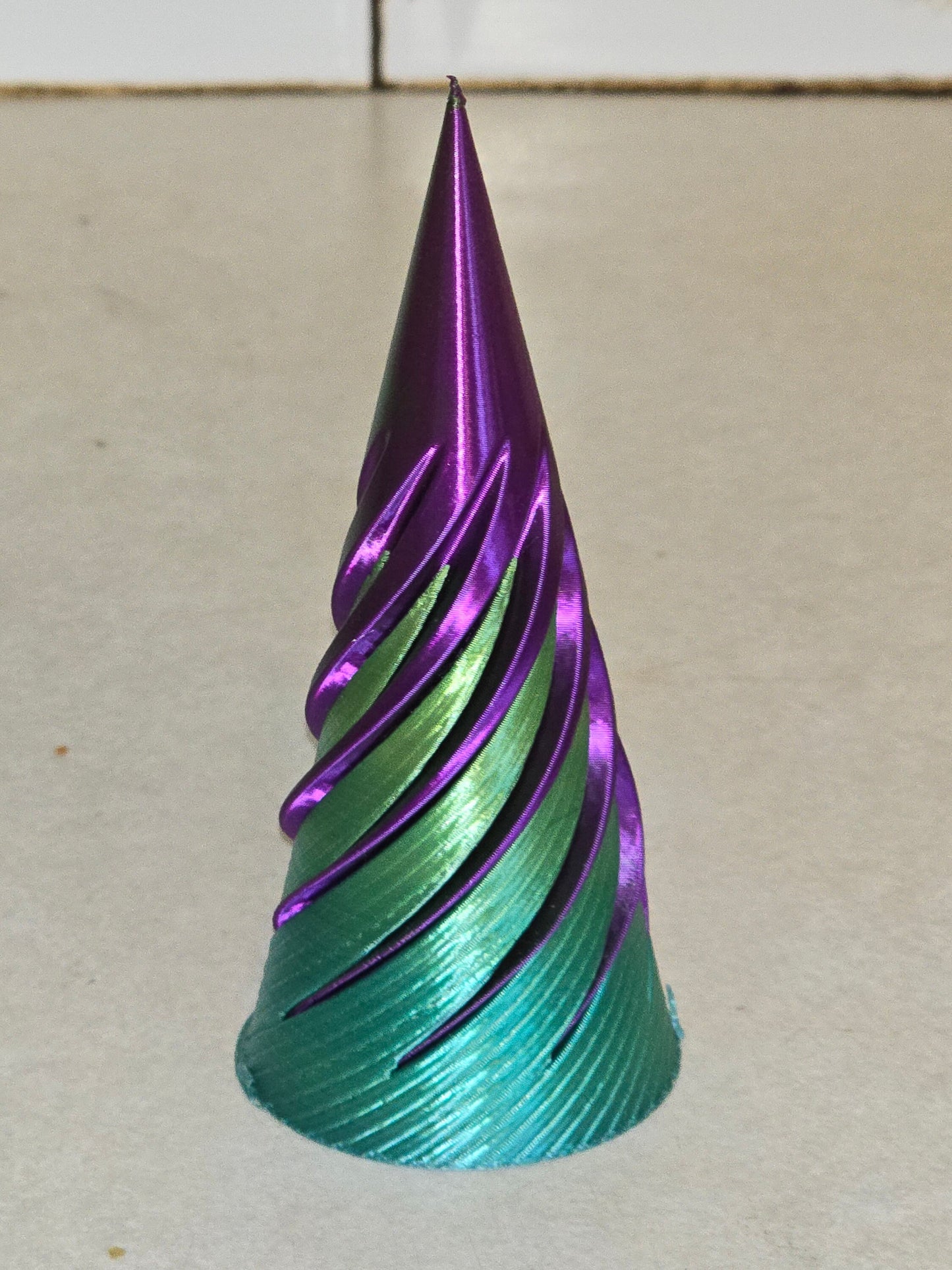 Unique 3D Printed Medium 3D Infinity Spiral Tree - fidget – ADSD- Perfect Stress Reliever & Desk Accessory