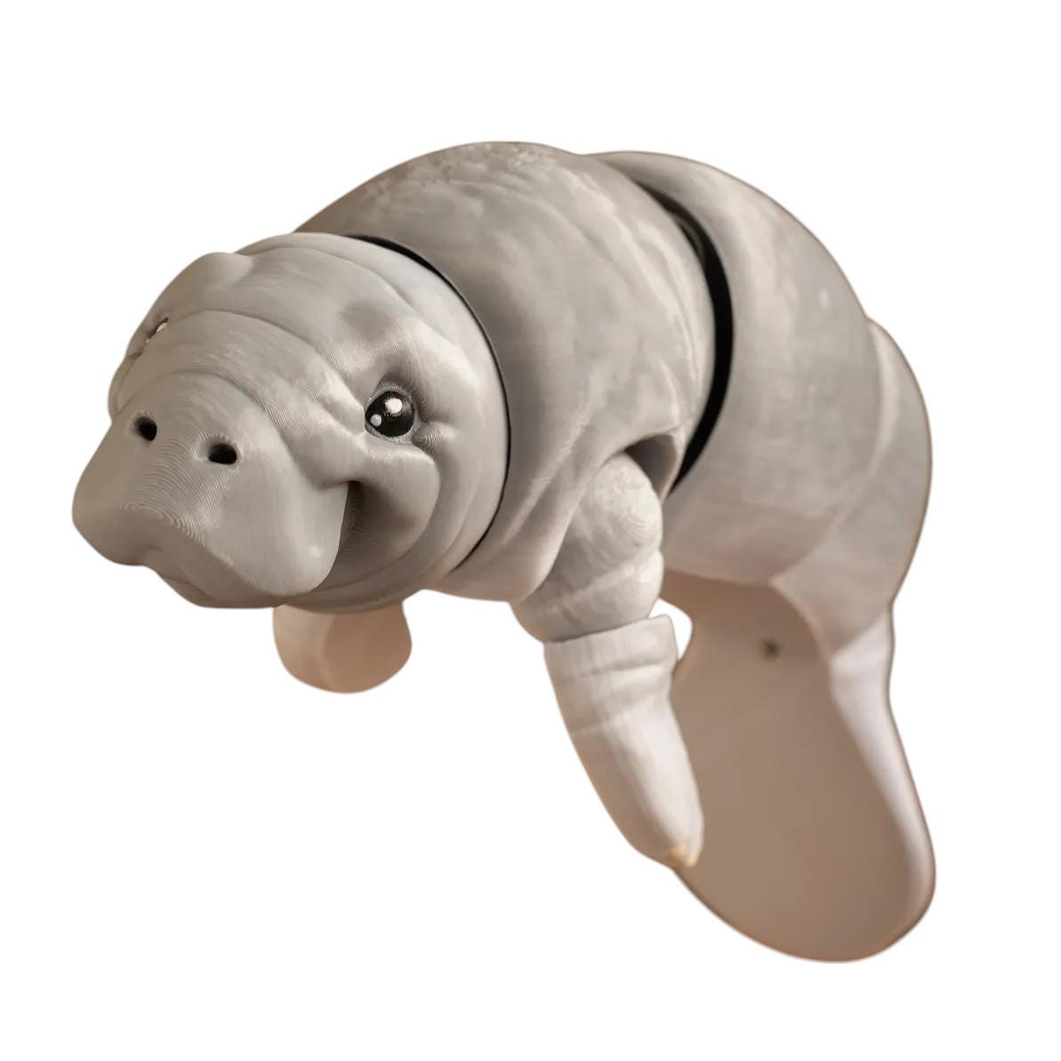 Customizable 3D-Printed Manatee – 24cm Long! Choose Any Color!