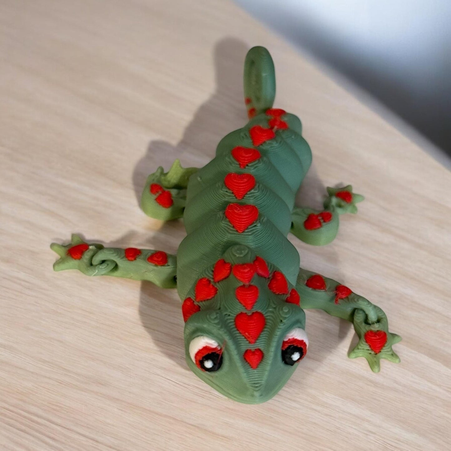 3D-Printed Be my Valentine Chameleon