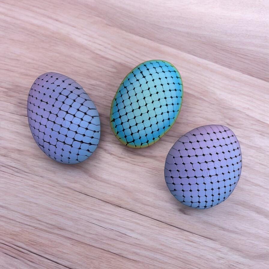 3d print Easter Egg Hyper Flexible Fidget Toy Great Christmas Gift