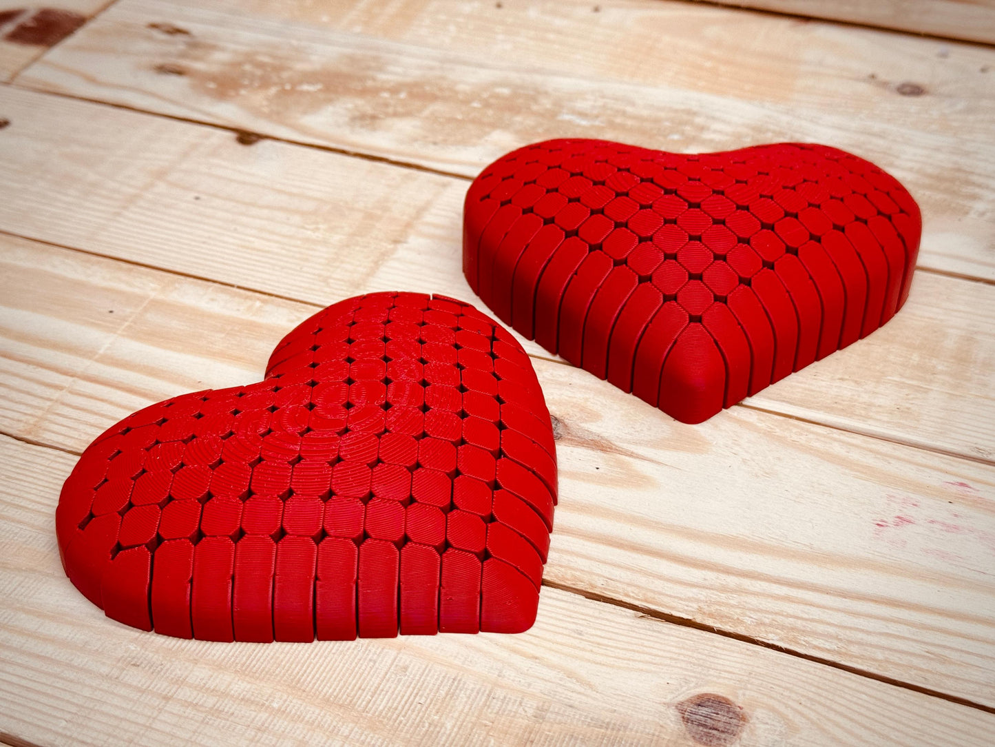 3d print Lover Heart Hyper Flexible Fidget Toy Great Christmas Gift