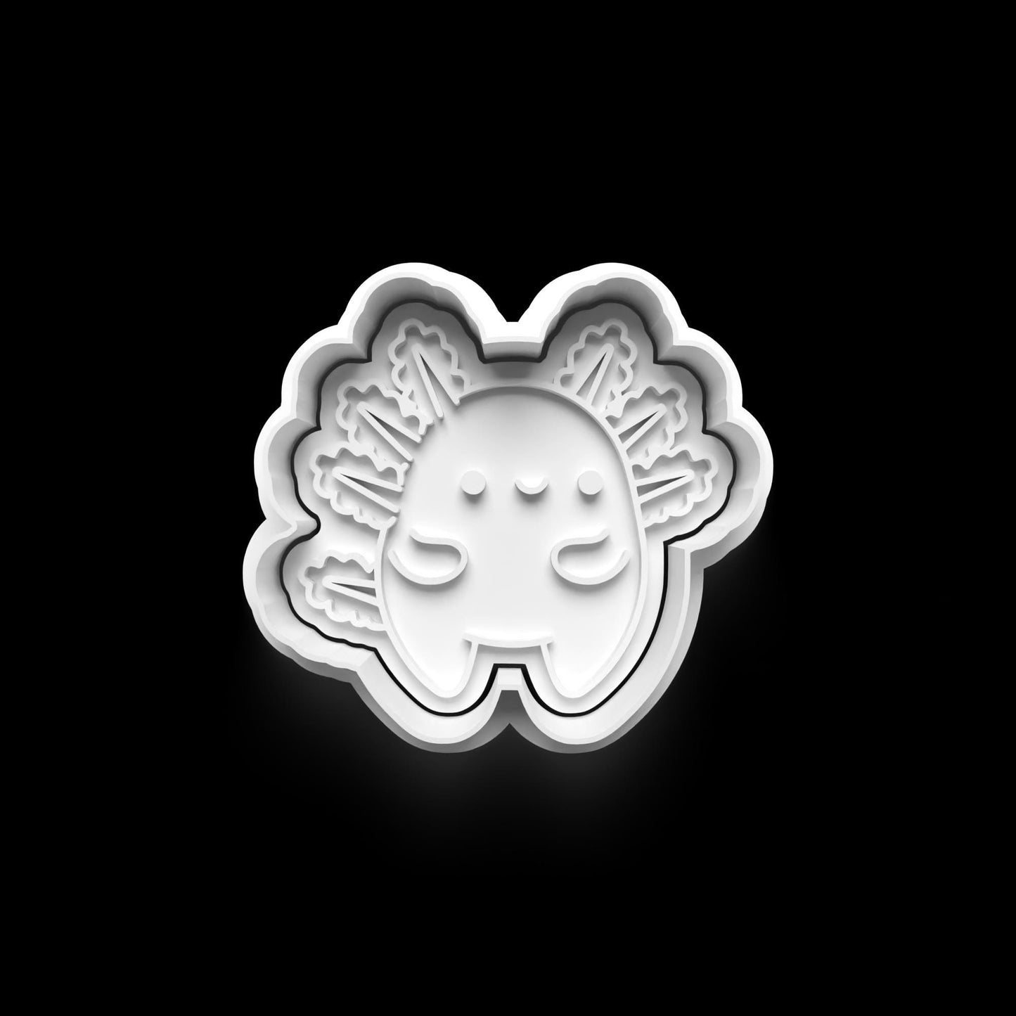 3D-Printed Axolotl Cookie Cutter Set – Bake Something Adorably Unique! 0820