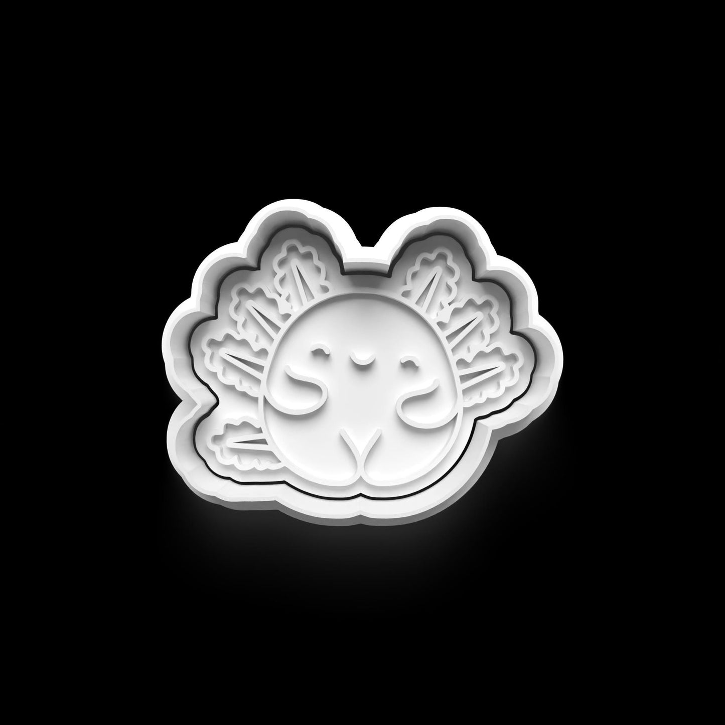 3D-Printed Axolotl Cookie Cutter Set – Bake Something Adorably Unique! 0820