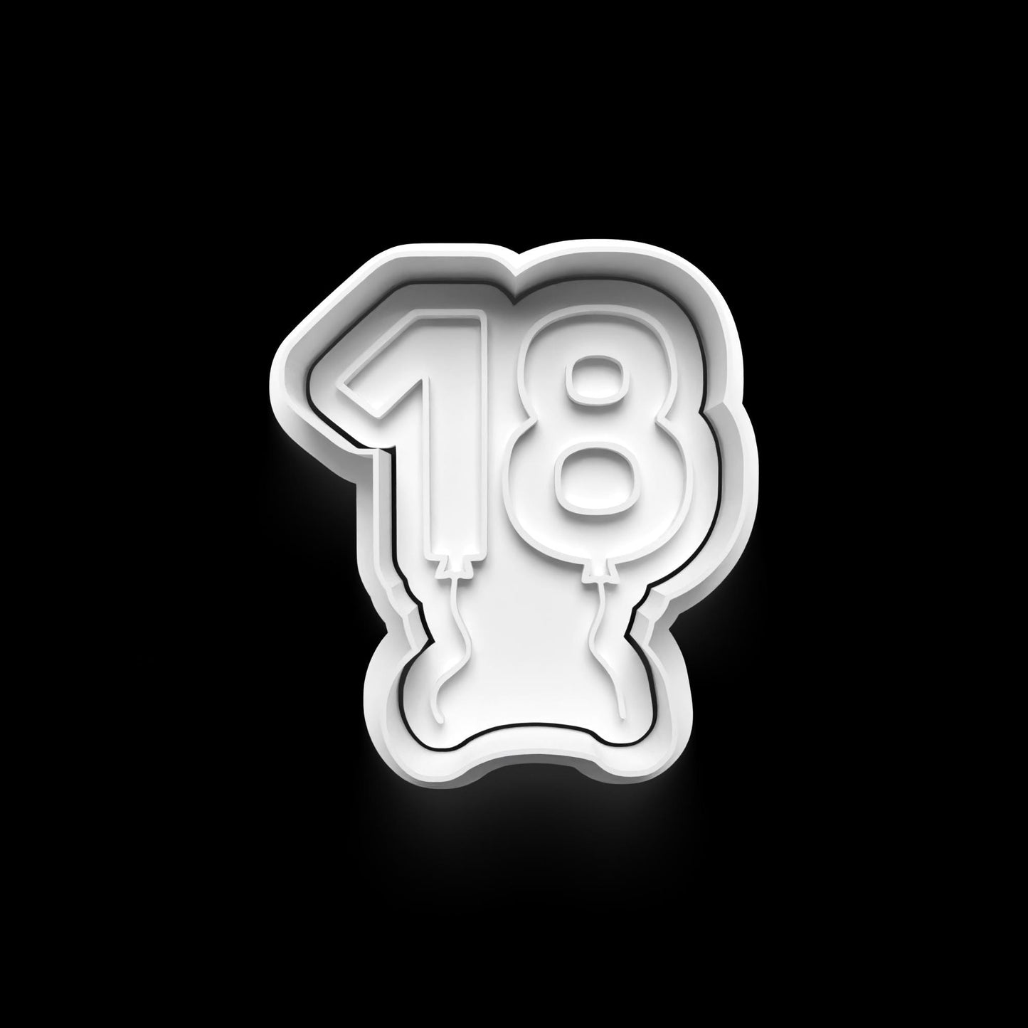 18th Birthday Cookie Cutter Set ā Perfect for Milestone Celebrations!