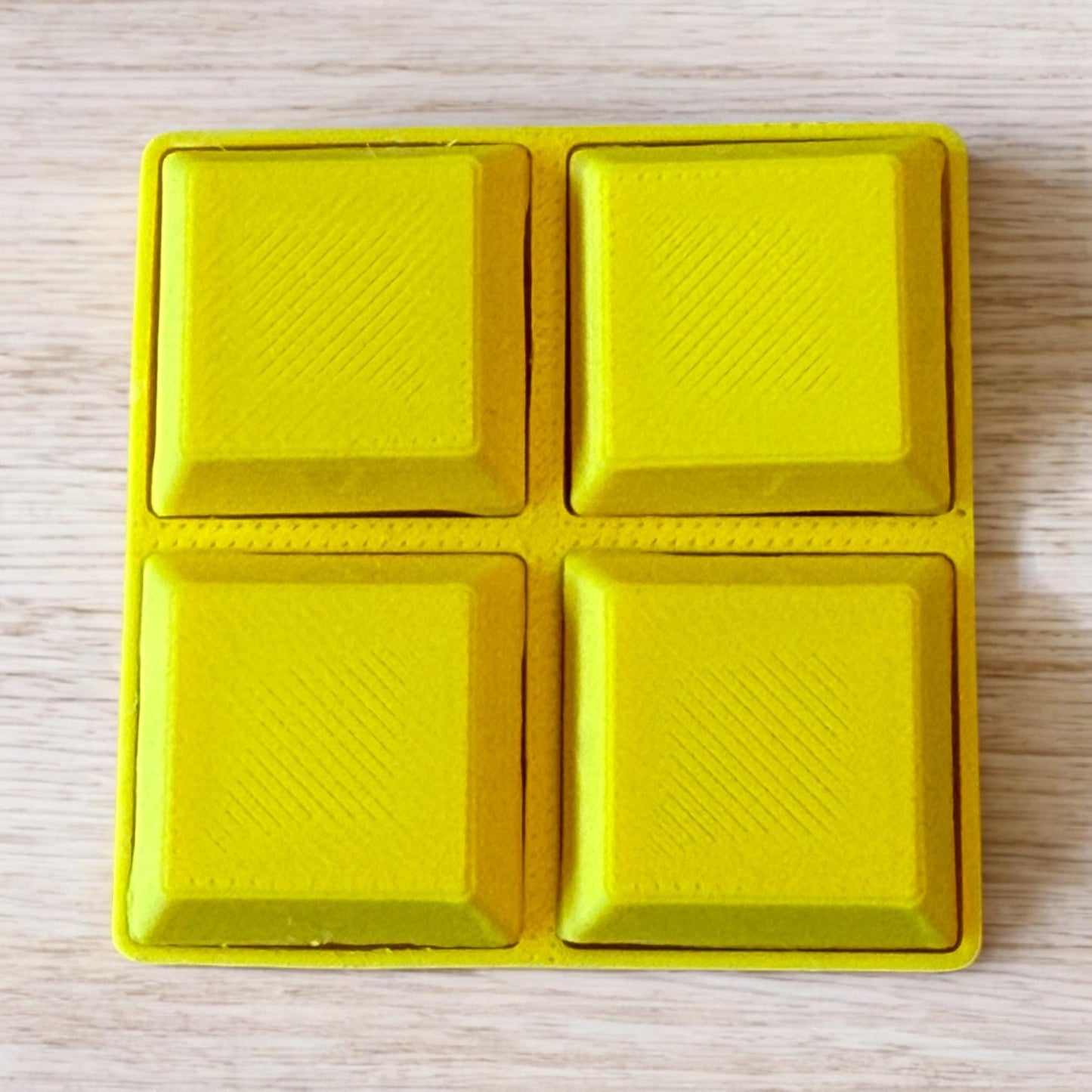Adorable 3D Printed classic block design Clicker - Perfect Handheld Size!
