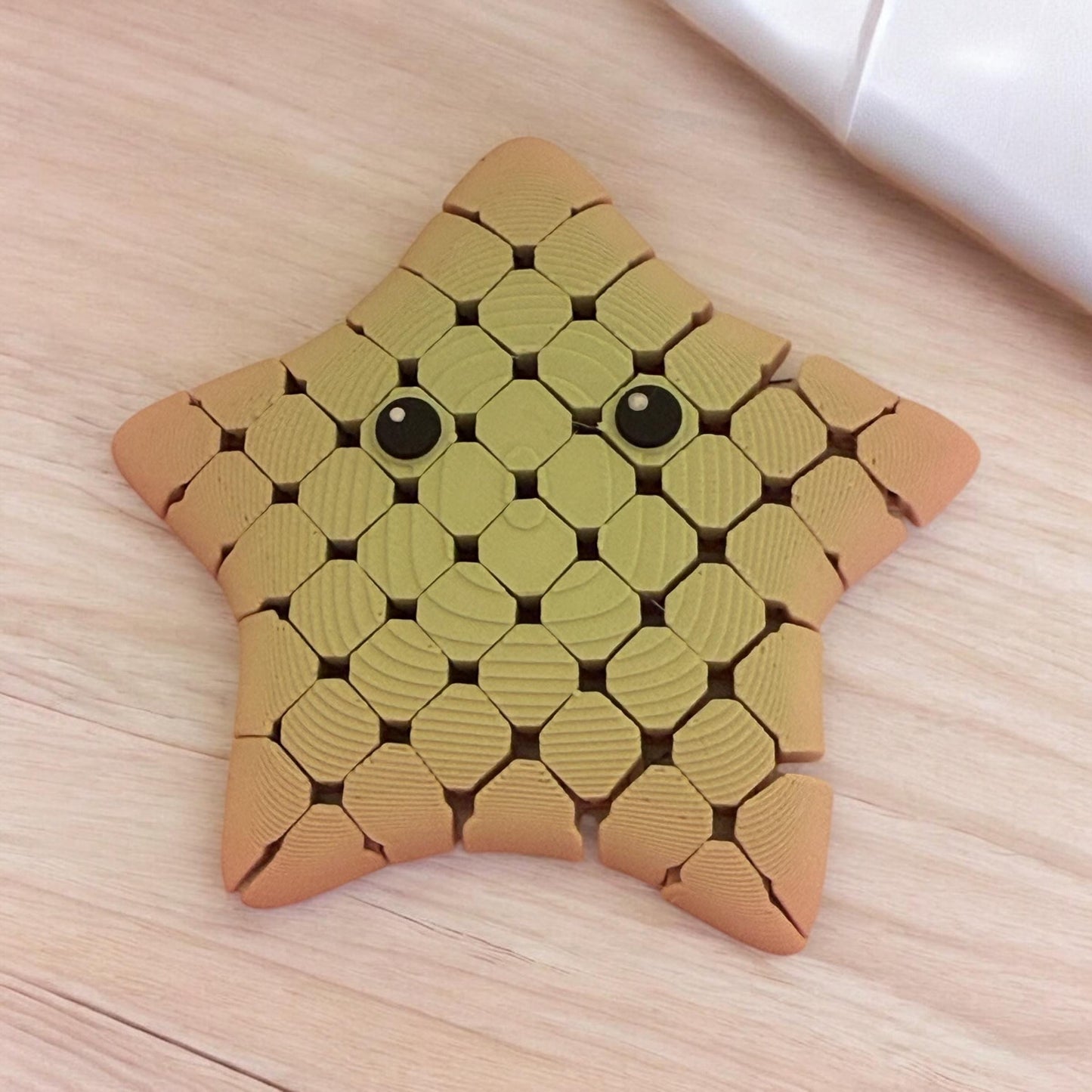 3d print Mini Starfish Hyper Flexible Fidget Toy ADHD Pocket size 3.6"
