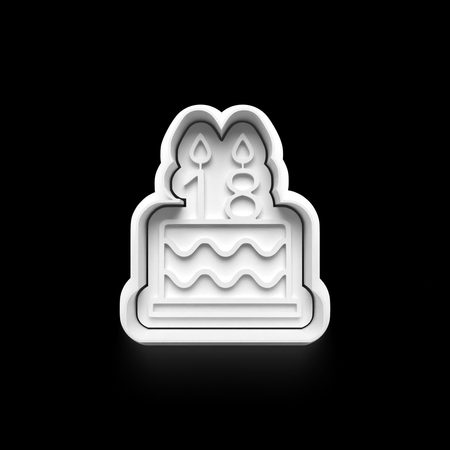 18th Birthday Cookie Cutter Set ā Perfect for Milestone Celebrations!