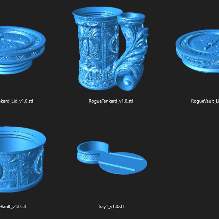 Rogue Tankard Dice Tower | Dungeons and Dragons | DnD | D&D | RPG Game | Pathfinder | Barbarian Tankard and Dice Tower Combo Any color