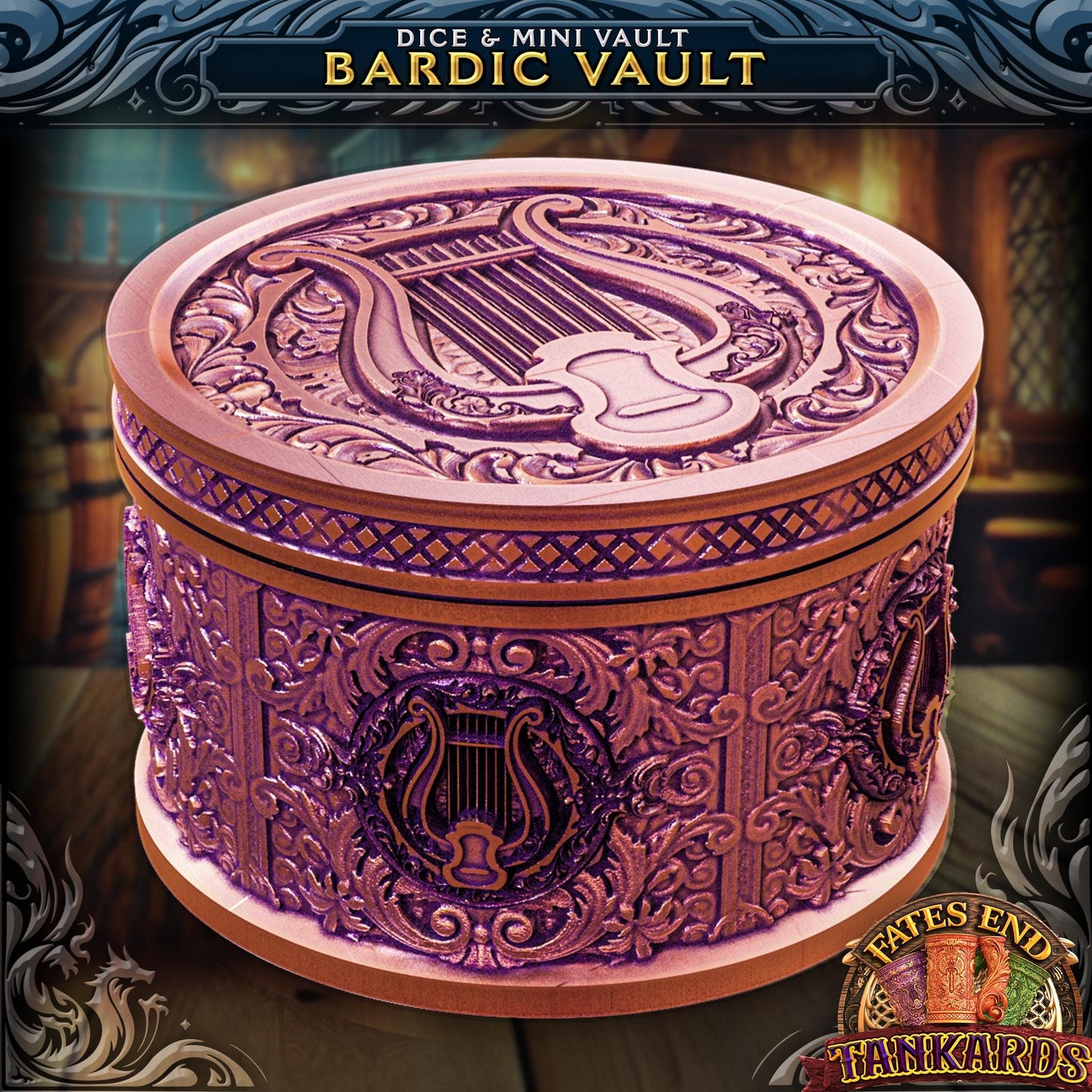 Bard Tankard Dice Tower | Dungeons and Dragons | DnD | D&D | RPG Game | Pathfinder | Barbarian Tankard and Dice Tower Combo Any color