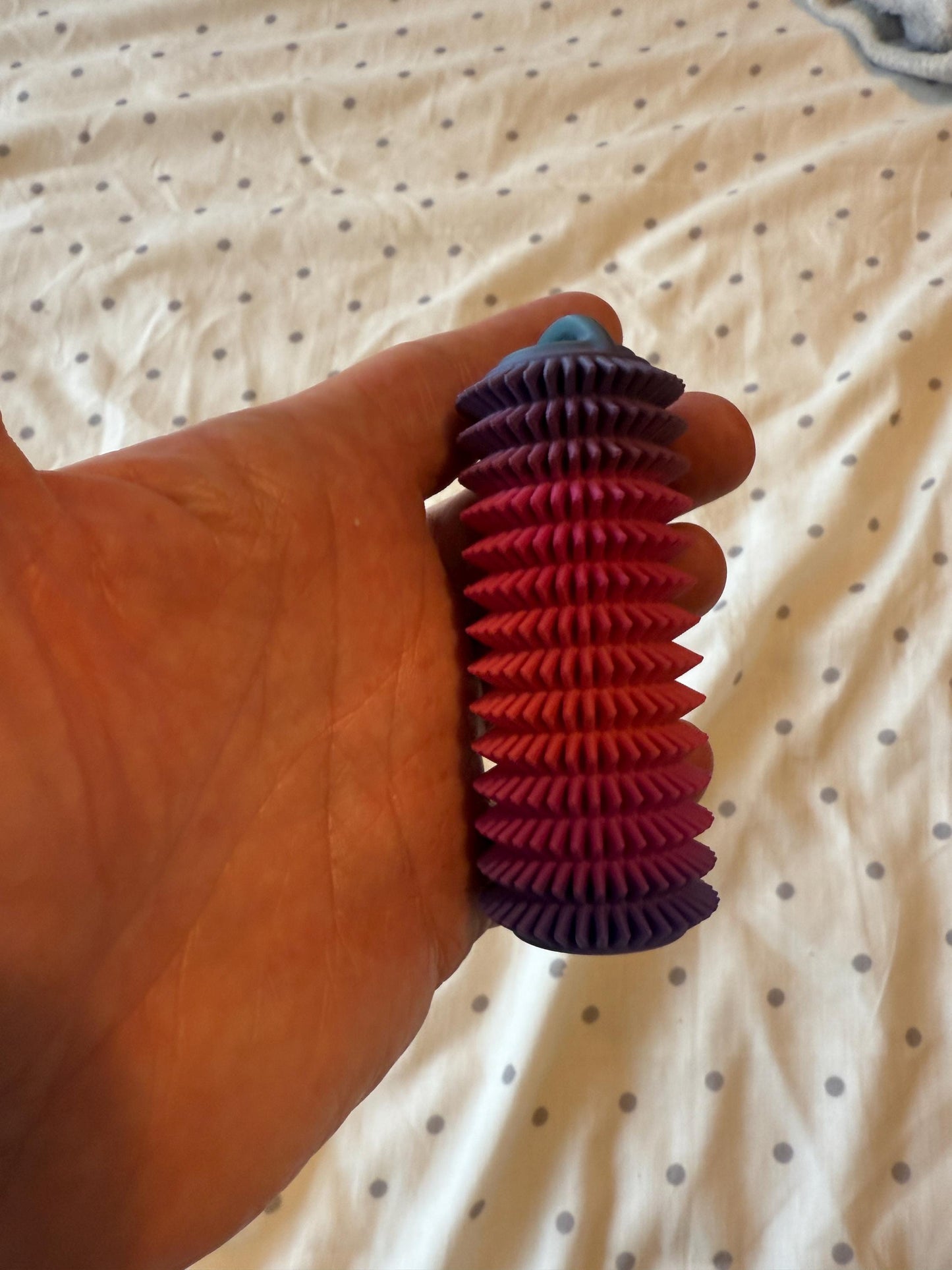 FlexiGrip Fidget Roller | Textured Sensory Tool for Deep Pressure | Firm Tactile Stim Toy | Portable Fidget for Teens & Adults