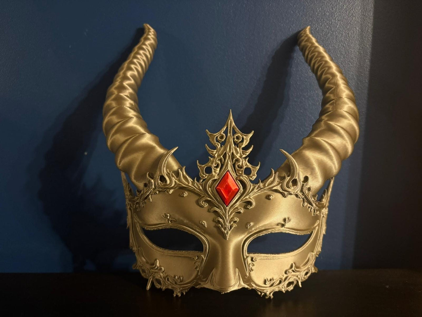 Elegant & Evil 3D Printed Mask β Custom Colors Available