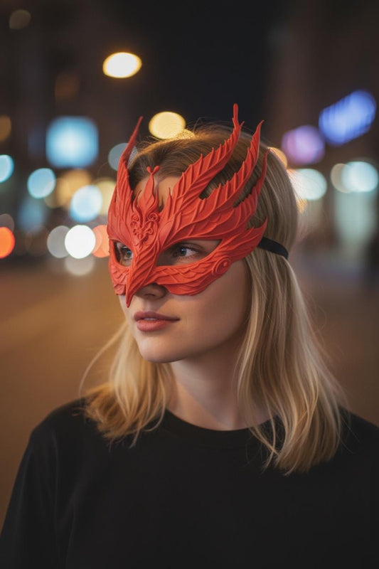 Elegant Wearable 3D Printed Dragon Mask – Custom Colors Available