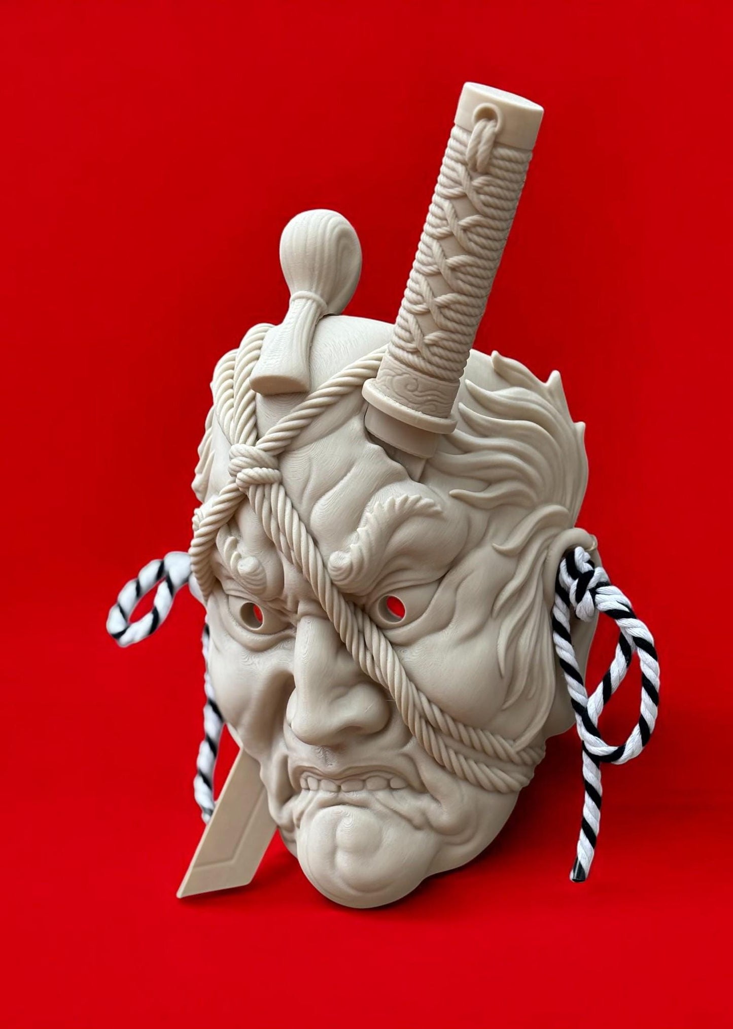 Namakubi Mask ā 3D Printed Japanese Tattoo-Inspired Decor