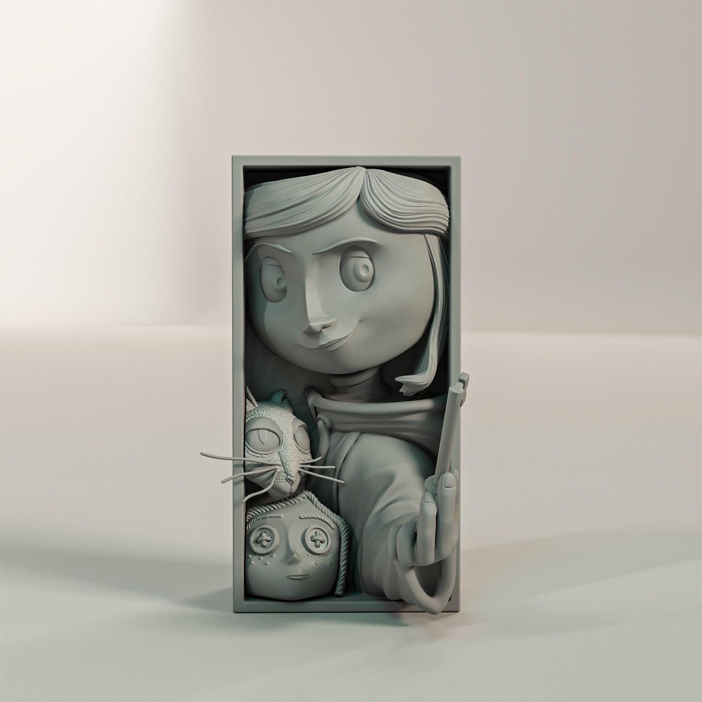 Spooky Fairytale Book Nook | Whimsical Gothic Shelf Decor 3D Printed