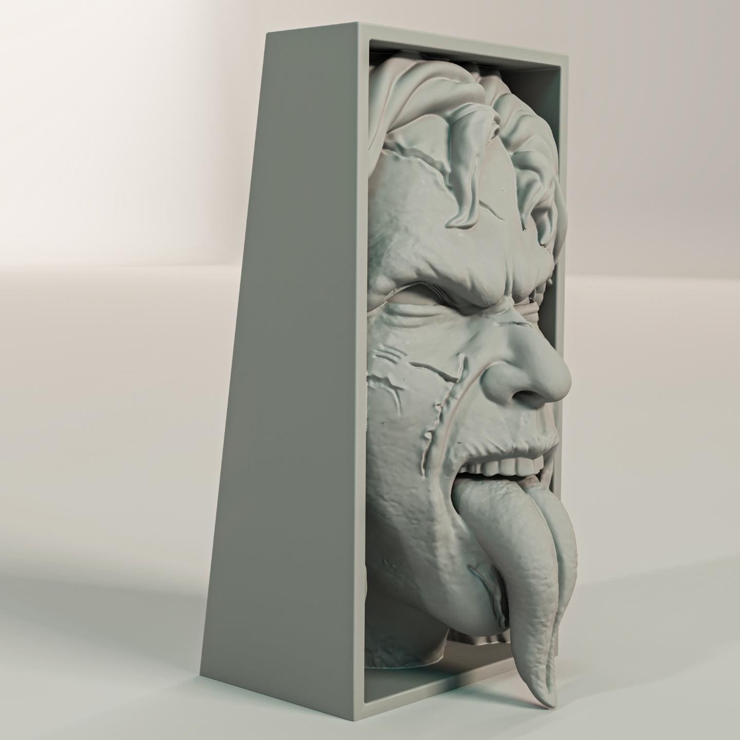 Possessed Girl Book Nook | Supernatural Horror Bookshelf Insert3D Printed