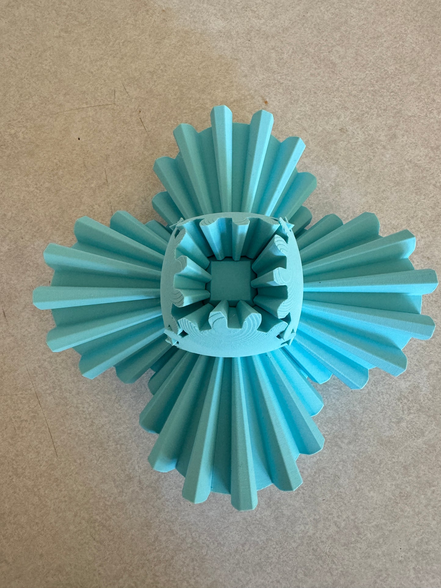 Unique 3D Printed Gear Ball Fidget Toy – Perfect Stress Reliever & Desk Accessory