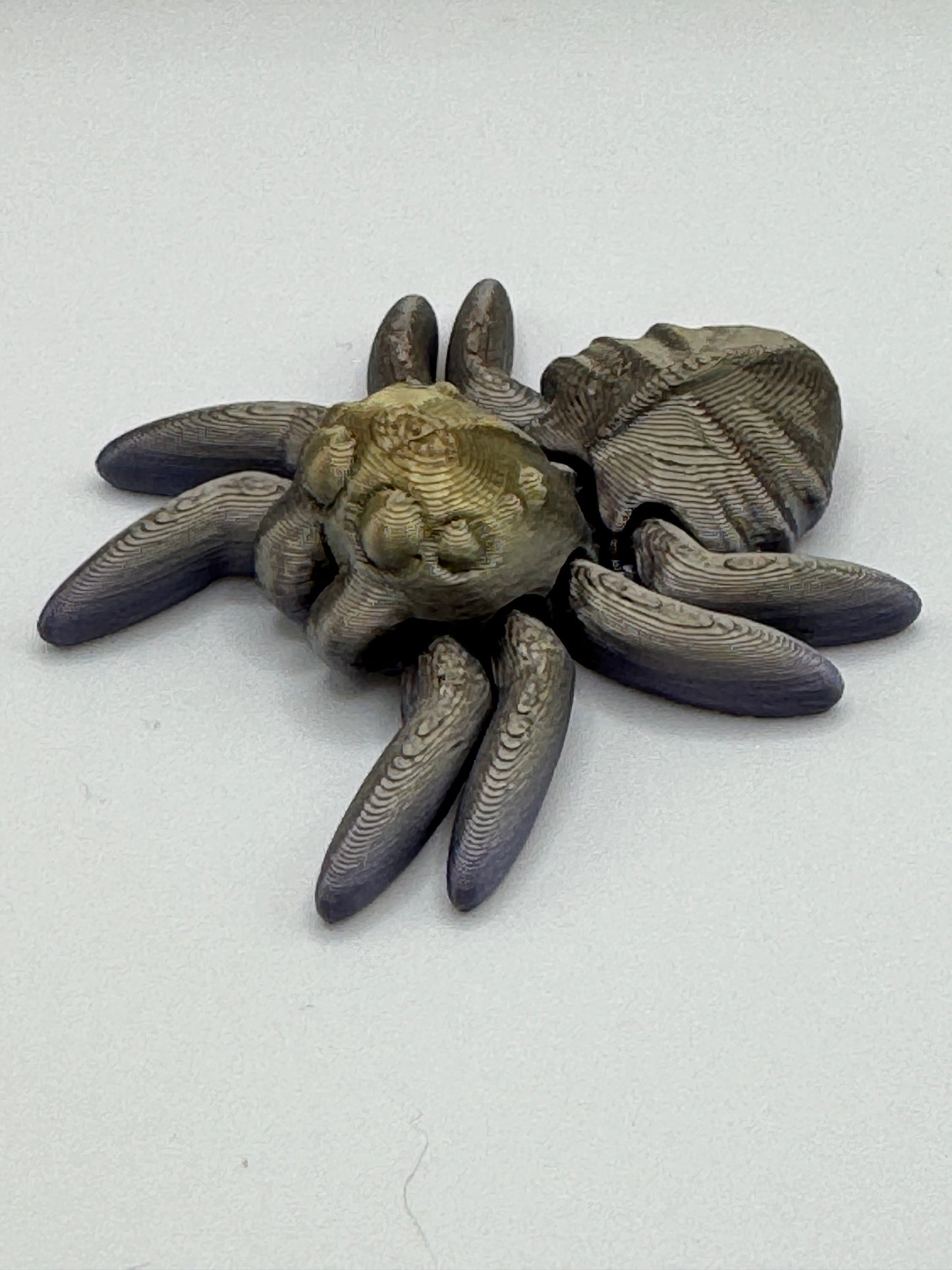 3D Printed Cinderwing3d_Tiny_ Spider - Cute and Cuddly Articulated Desktop Friend, Stress Reliever - Random Beautiful Colors! Bio-Friendly