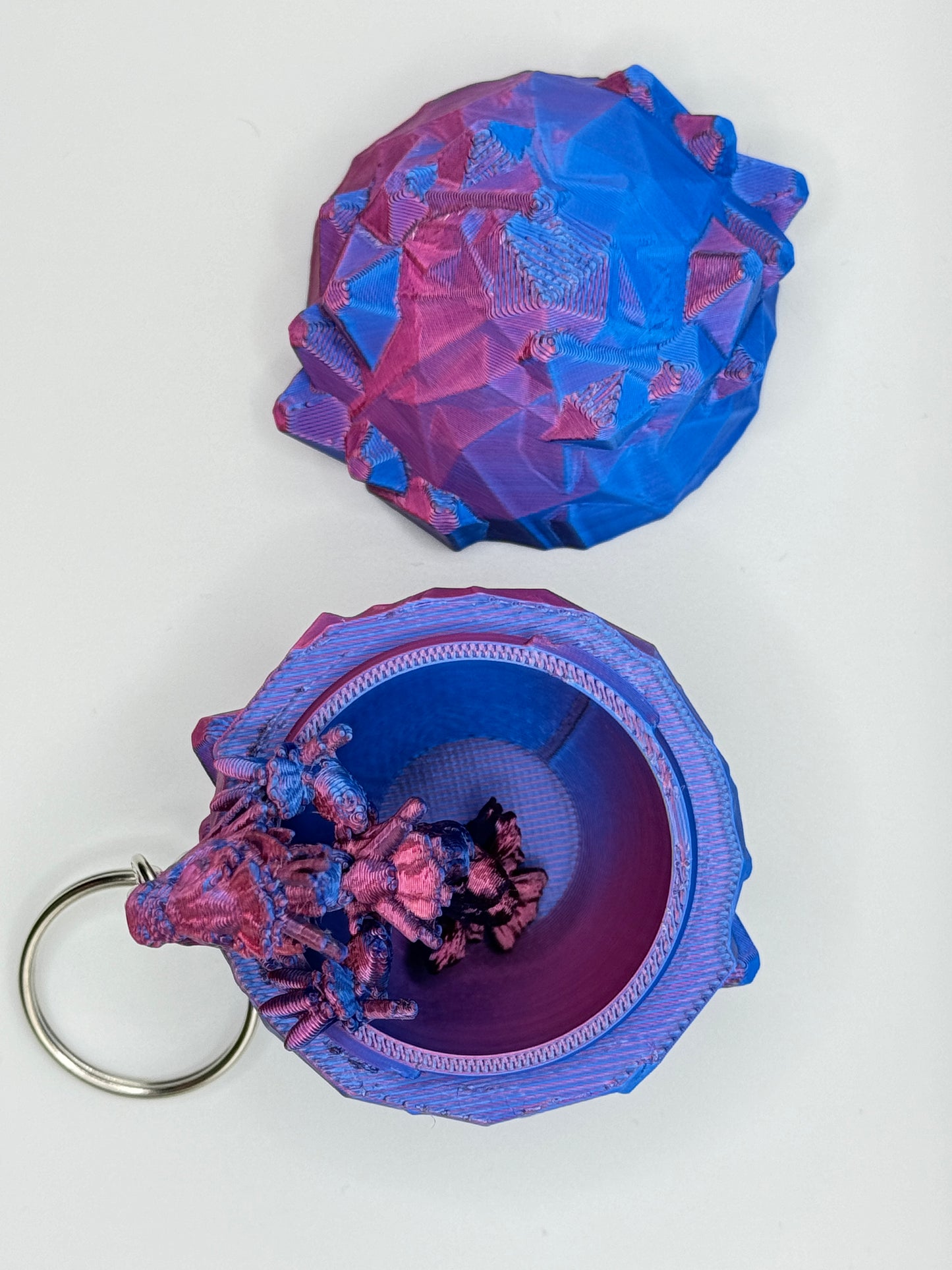 Mystery Small Dragon Key Ring and Dragon Egg - Choose your style and sizes - 80+ Colors