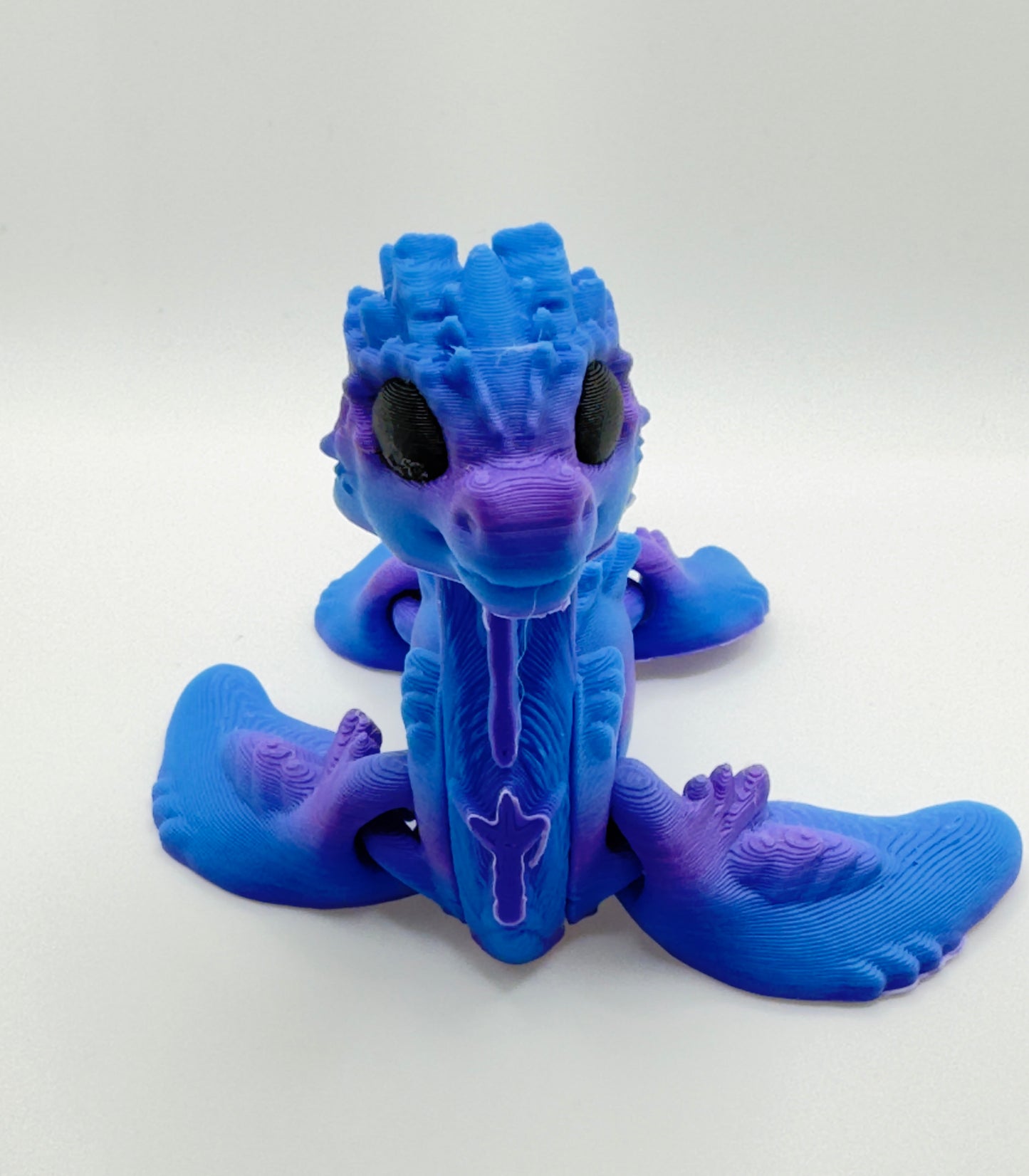 Fidget Loch Ness Monster Toy | 3D Printed Articulated LochNess Monster