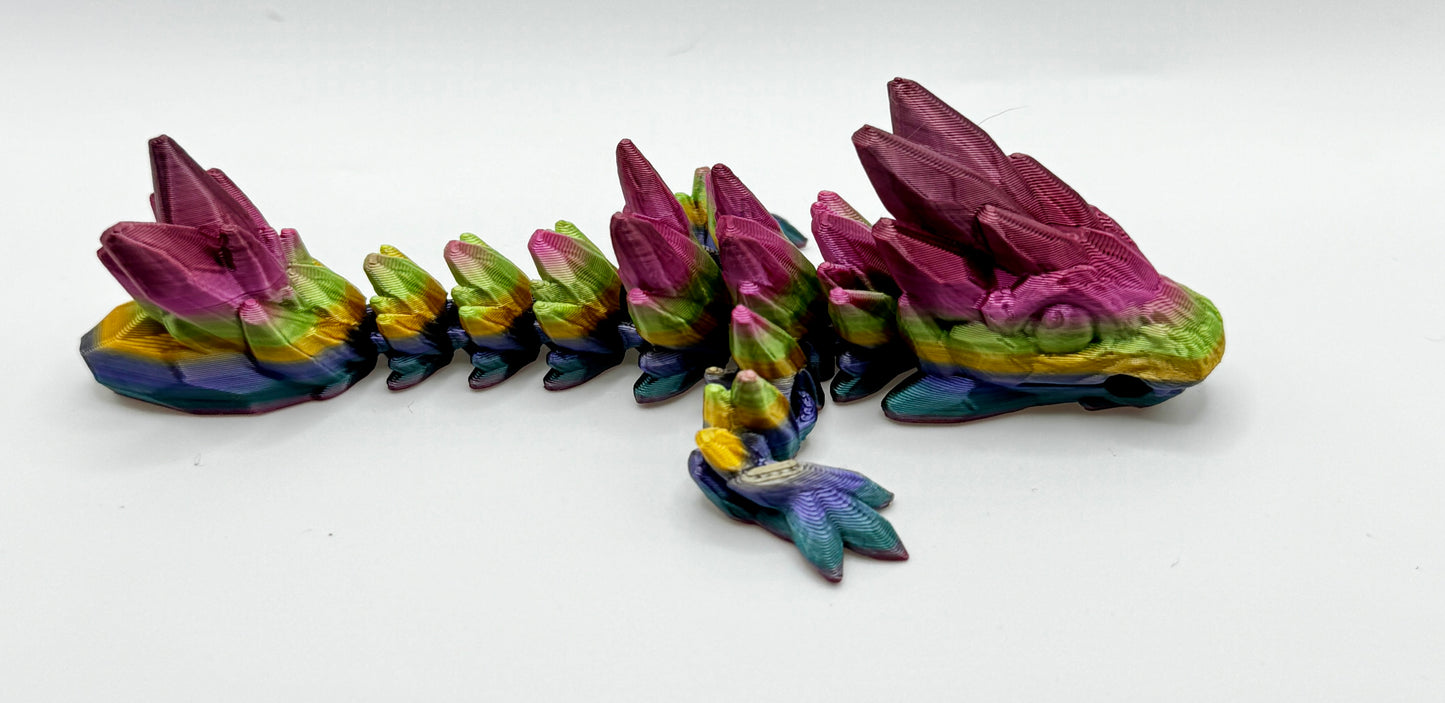 Keychain Baby Dragons Woodland Tadlings - Various colours - 3D Printed