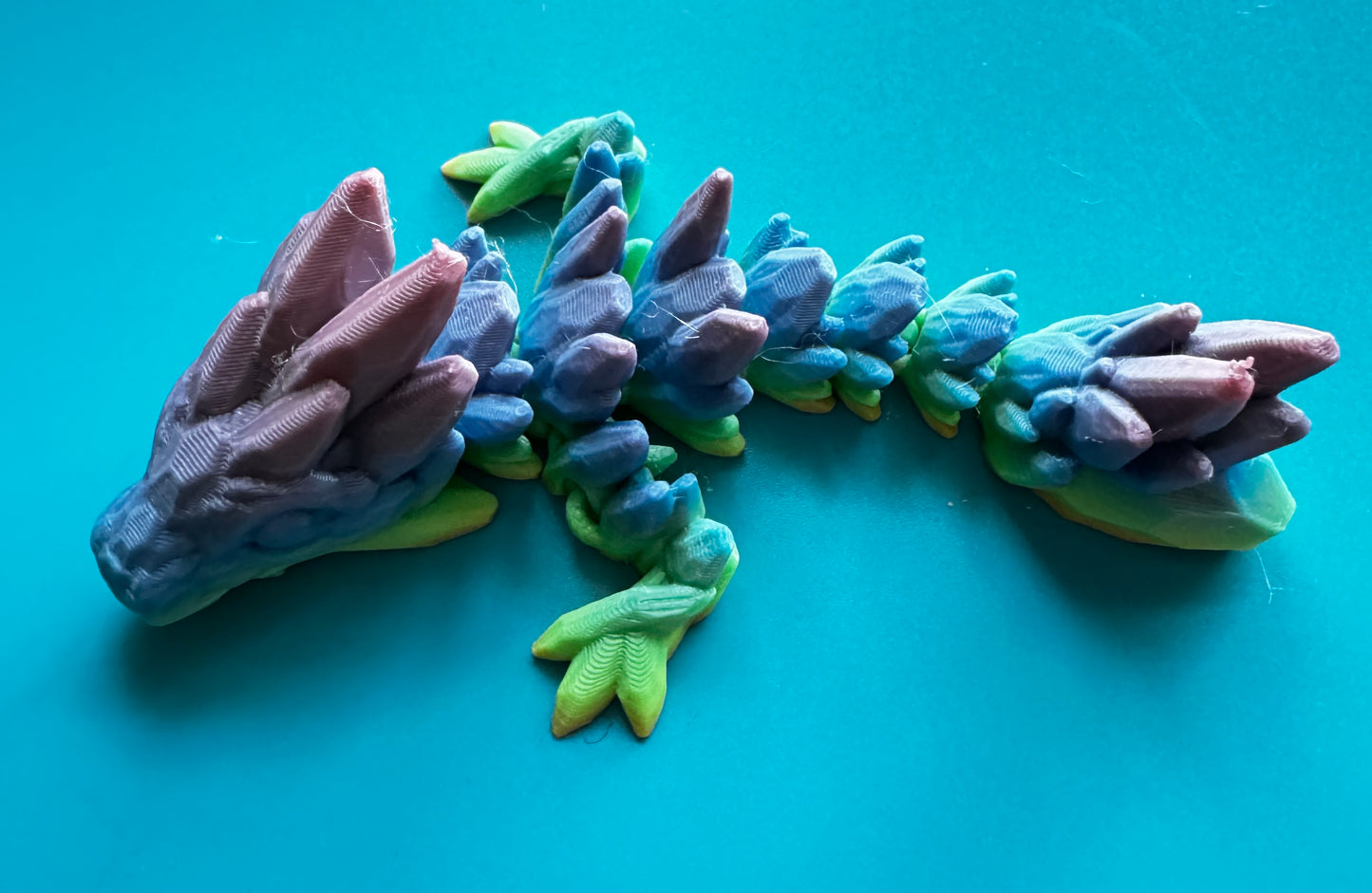 Keychain Baby Dragons Woodland Tadlings - Various colours - 3D Printed