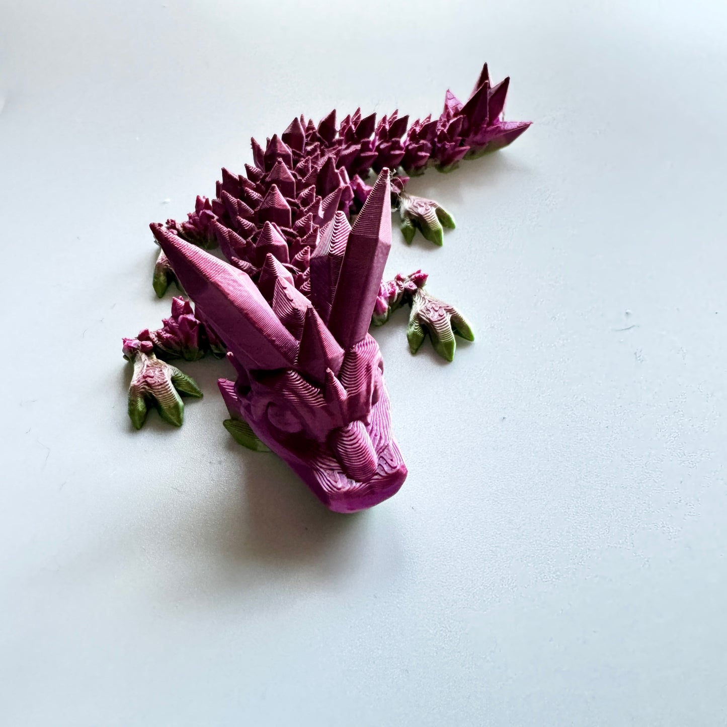 3D Printed Articulated Baby Crystal Dragon | Fidget | Mythical Legendary Dragon |As seen on Tiktok