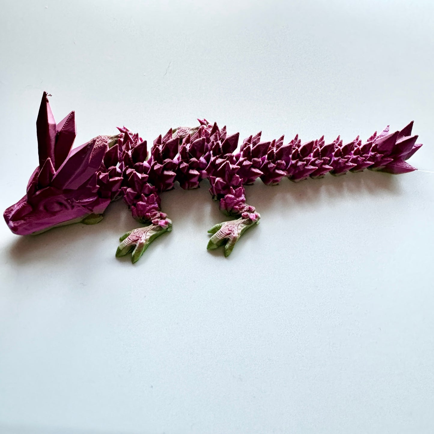 3D Printed Articulated Baby Crystal Dragon | Fidget | Mythical Legendary Dragon |As seen on Tiktok