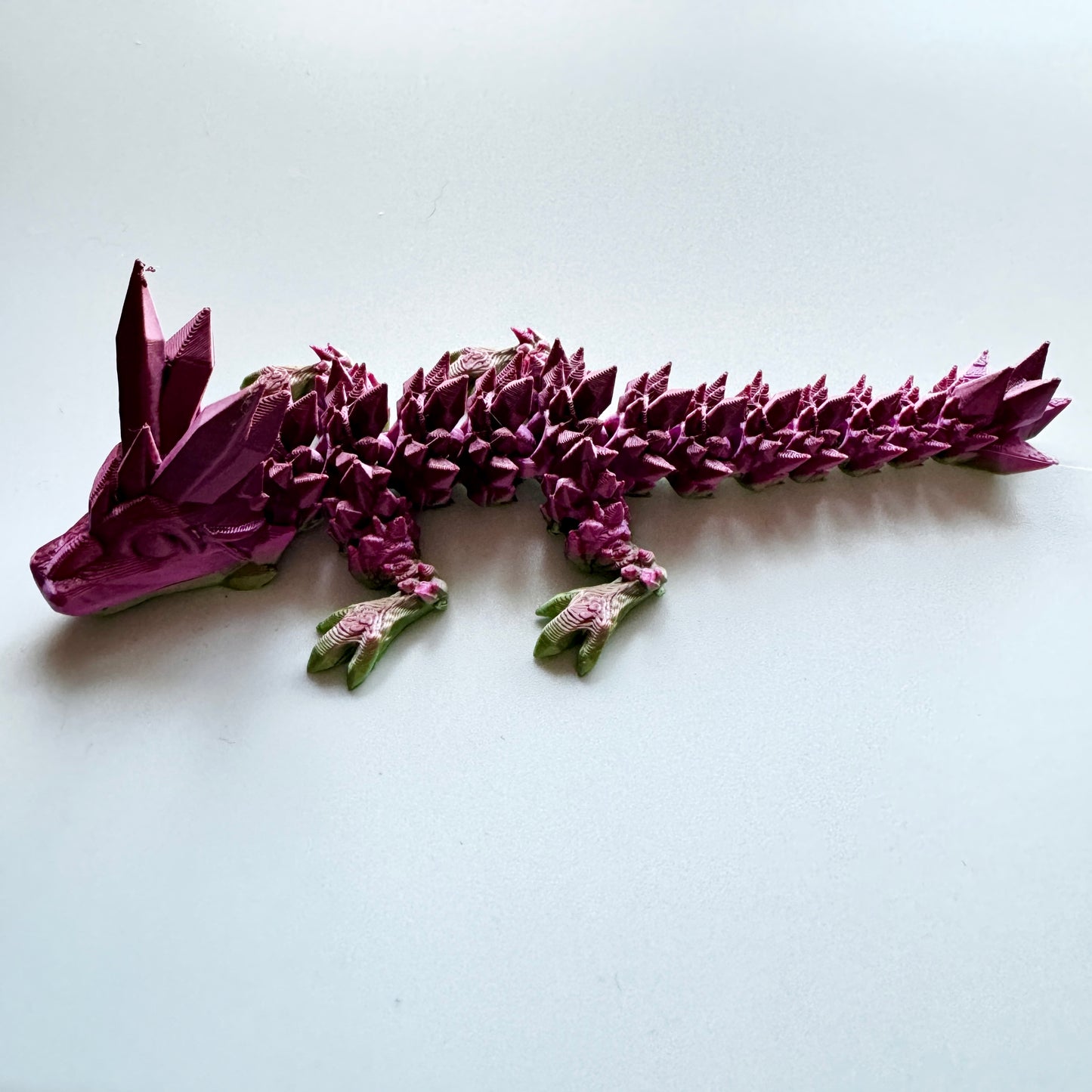 3D Printed Articulated Baby Crystal Dragon | Fidget | Mythical Legendary Dragon |As seen on Tiktok