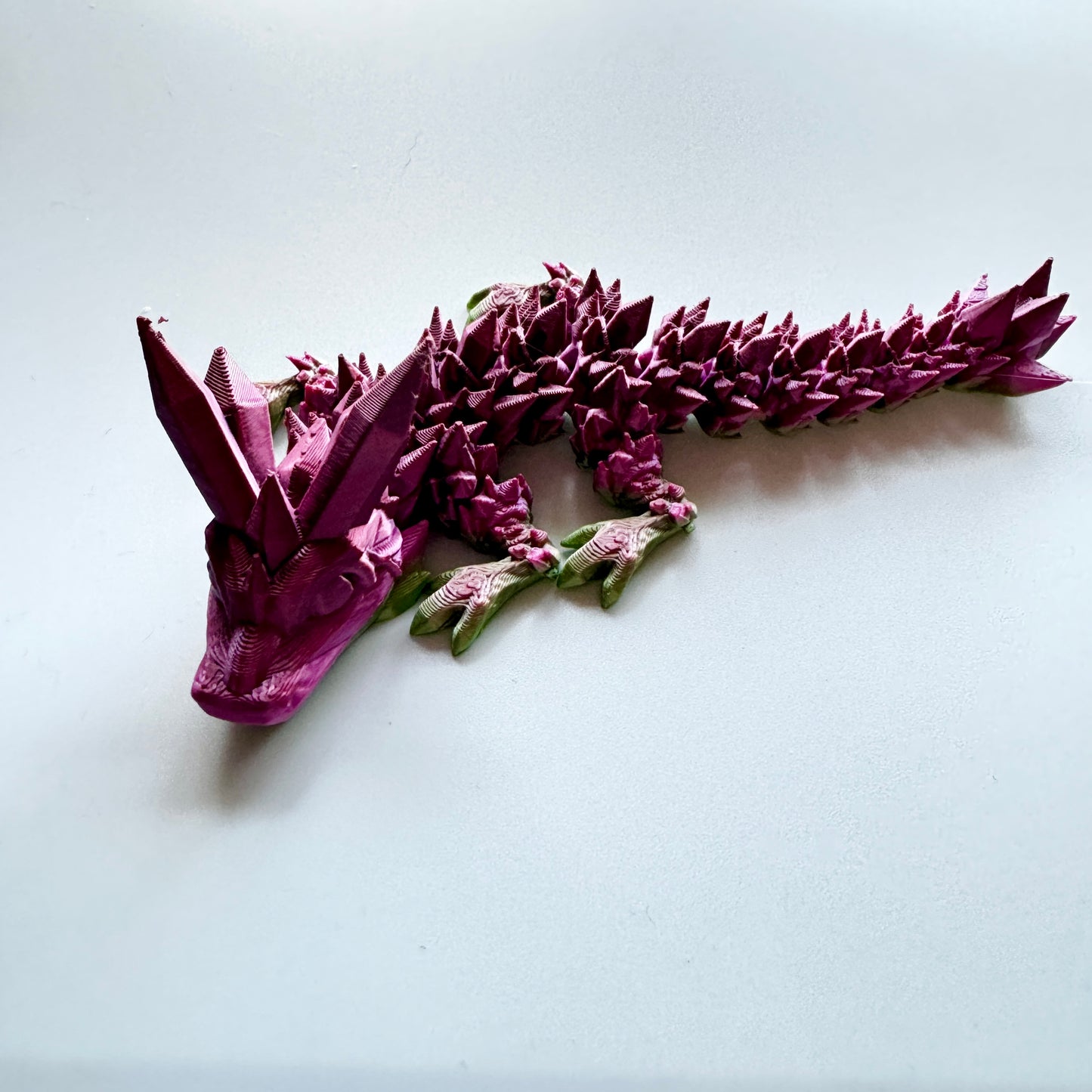 3D Printed Articulated Baby Crystal Dragon | Fidget | Mythical Legendary Dragon |As seen on Tiktok