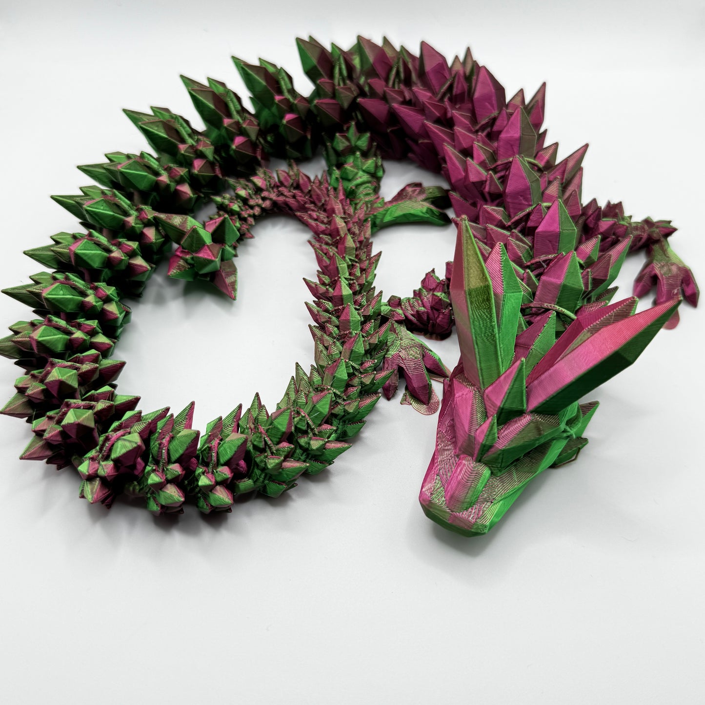 Crystal Dragon Original Green/Red  65cm