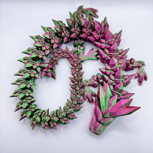 Crystal Dragon Original Green/Red  65cm