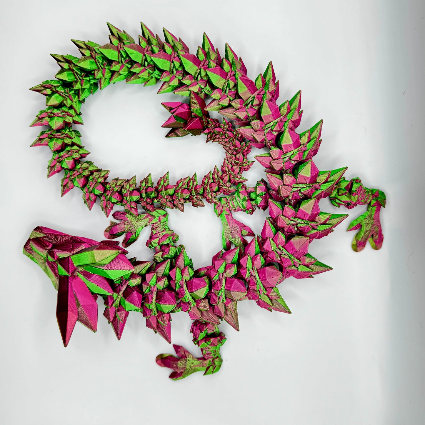 Crystal Dragon Original Green/Red  65cm